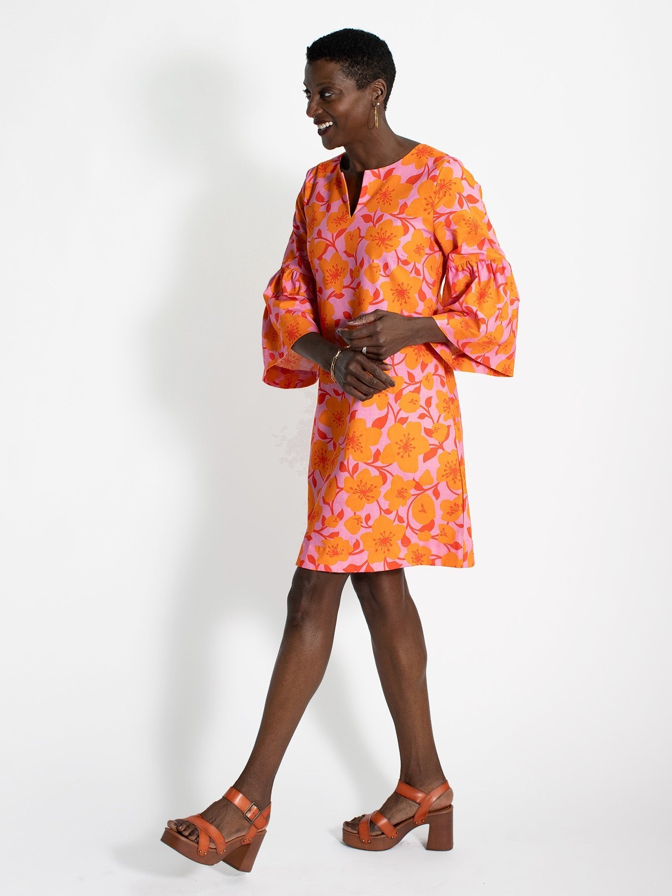 VERA dress Garden Wall Pink - Lesley Evers - Dress - Shop - Shop/All Products