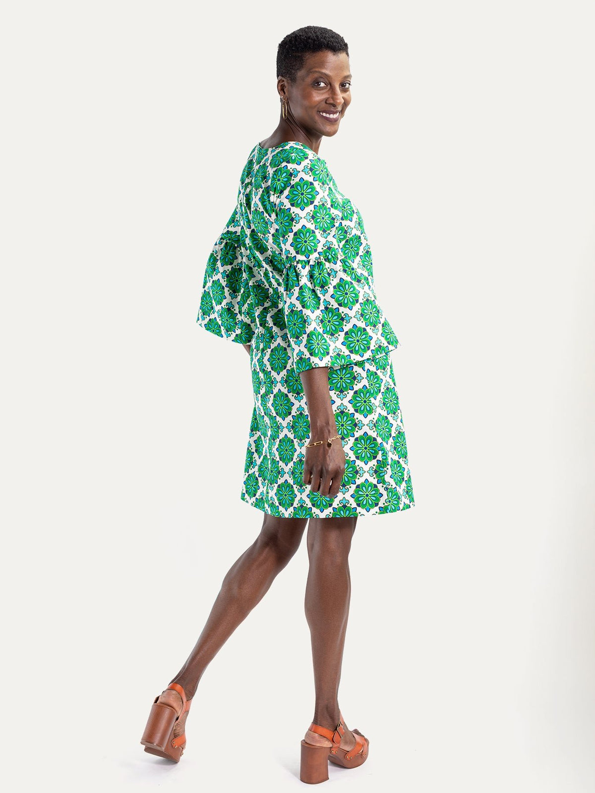 VERA dress Talavera Green - Lesley Evers-Dress-new-Shop