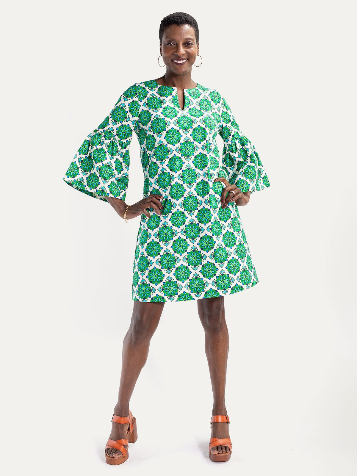 VERA dress Talavera Green - Lesley Evers-Dress-new-Shop