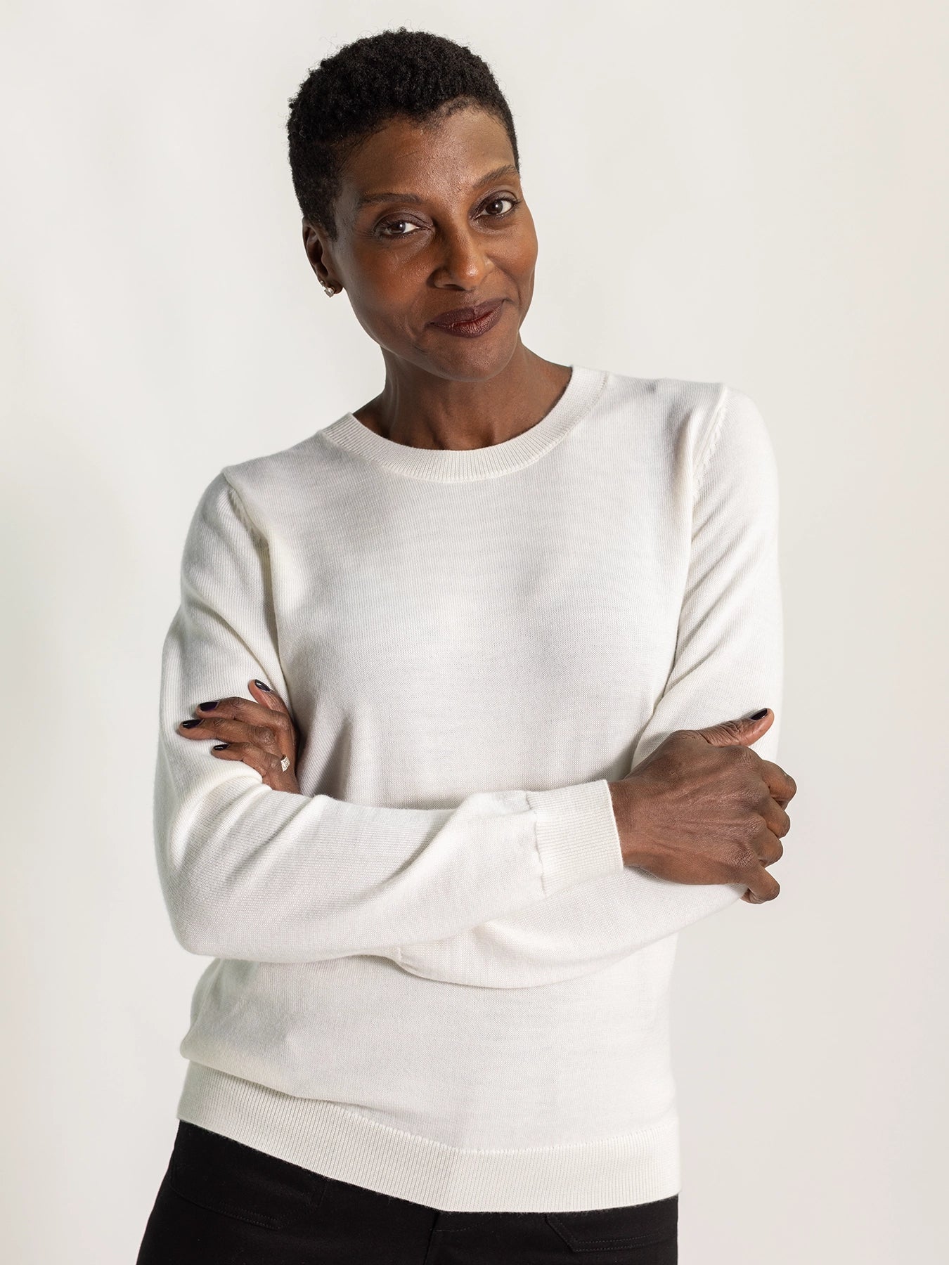 WENDY sweater White - Lesley Evers - aldena - aldina - Best Seller