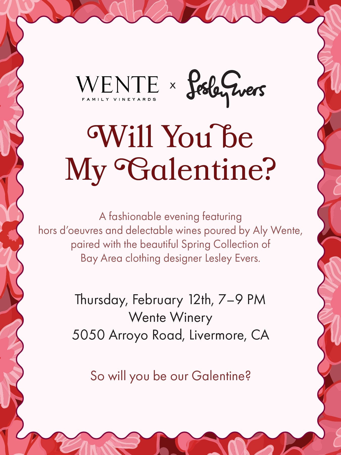Wente x Lesley Evers Galentine's Day Fashion Show - Lesley Evers -