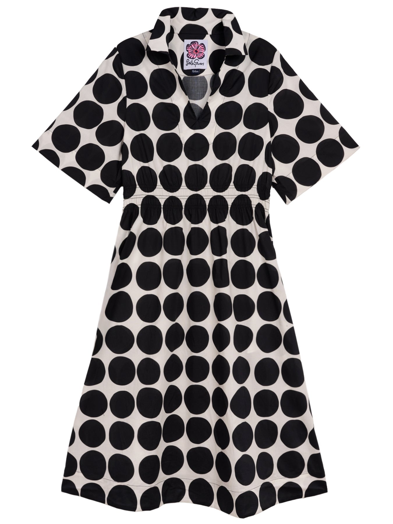 WILLA dress Black Dots - Lesley Evers - Dress - new - Shop