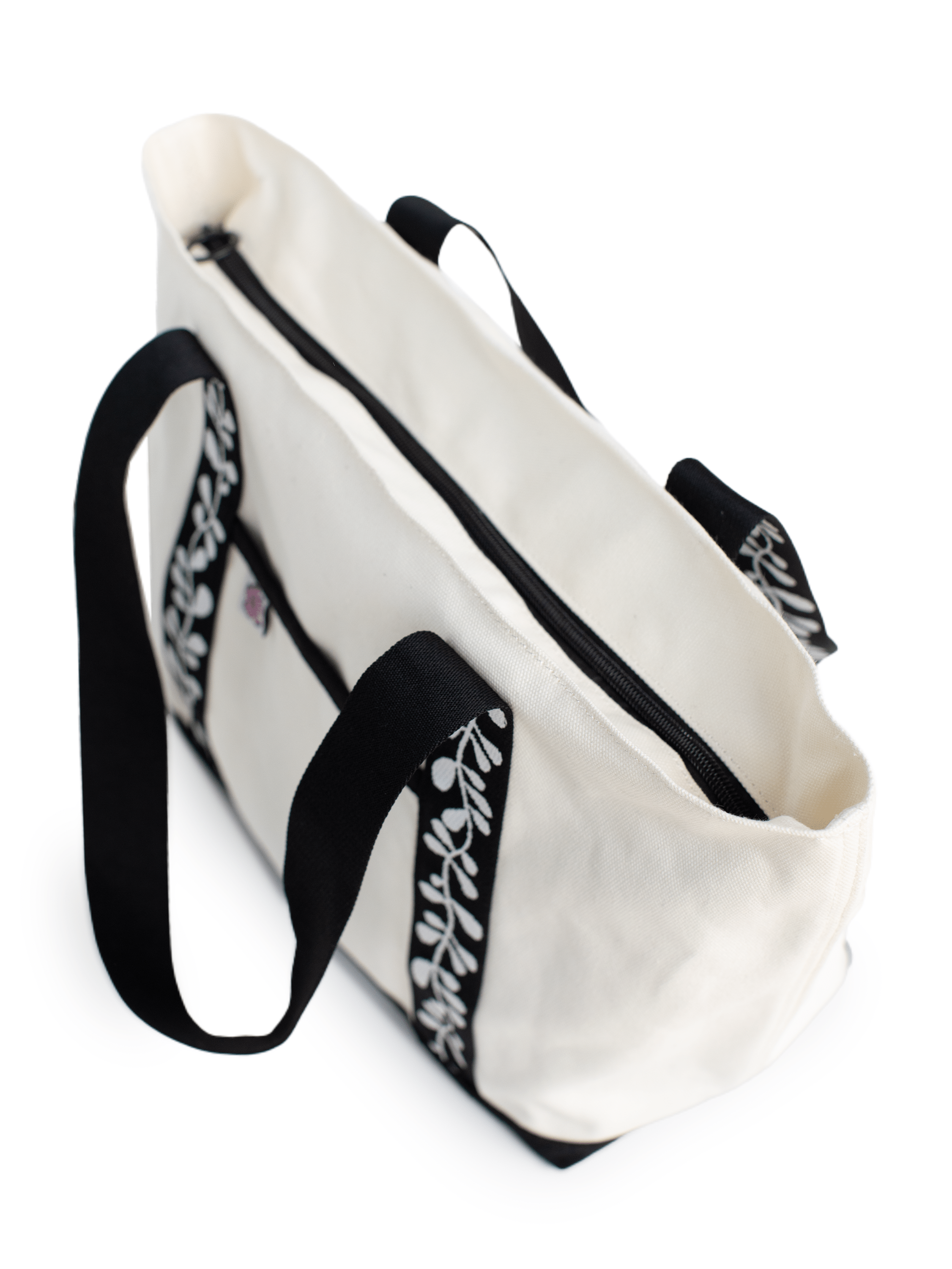 WINNIE tote Black Fern - Lesley Evers - Accessories - bird - bird bag