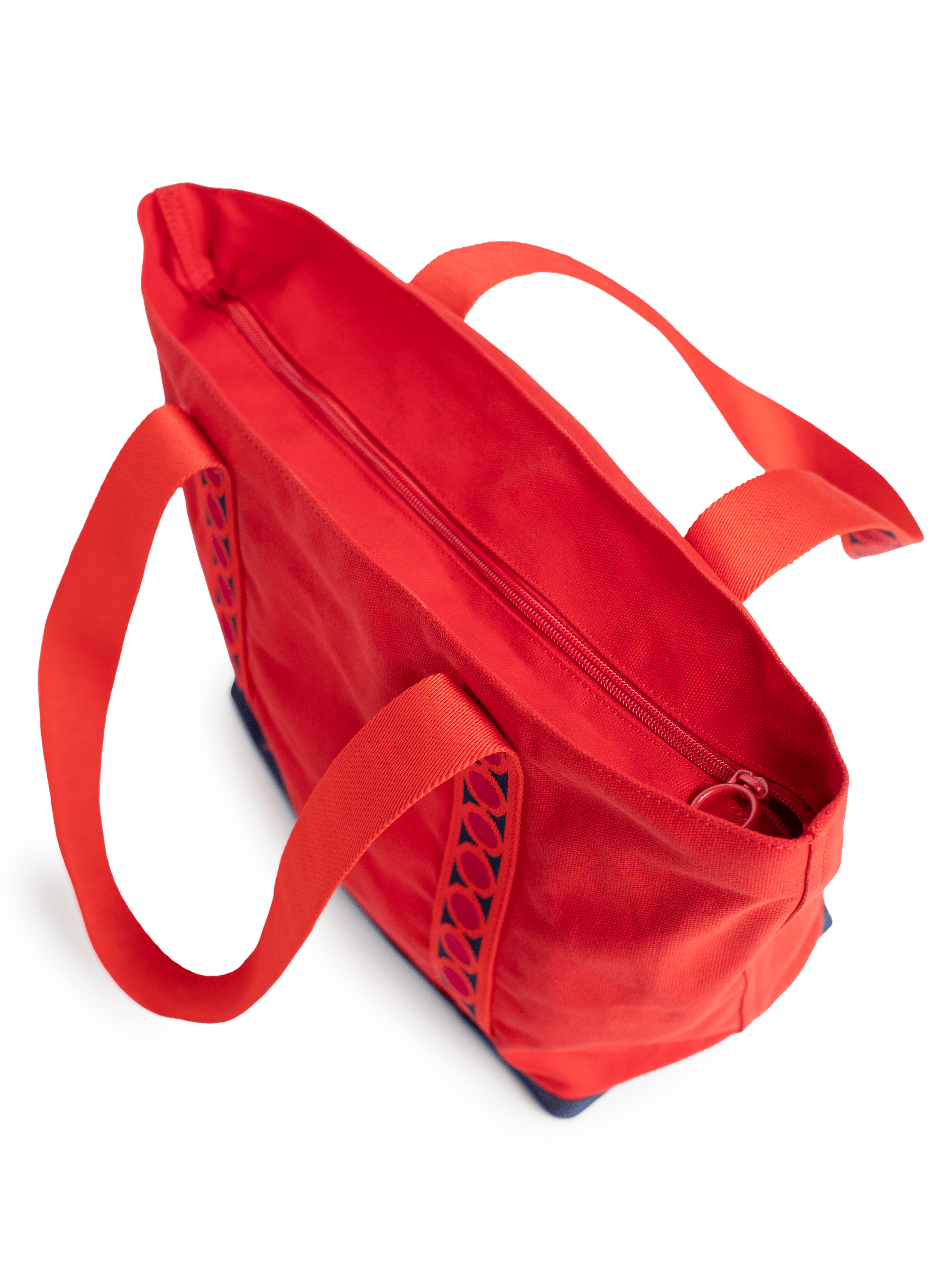 WINNIE tote Orange Circles - Lesley Evers - Accessories - bird - bird bag