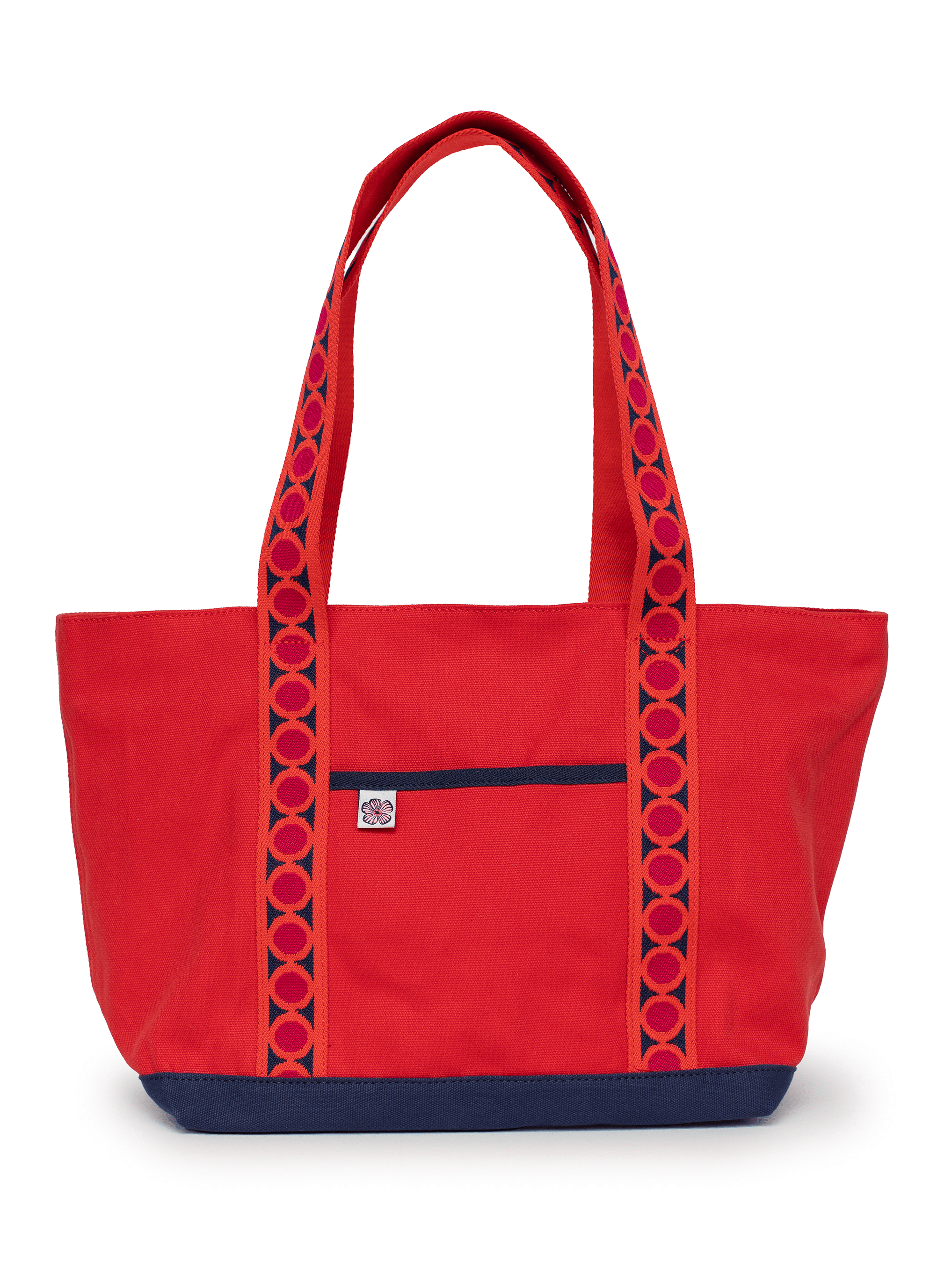 WINNIE tote Orange Circles - Lesley Evers - Accessories - bird - bird bag