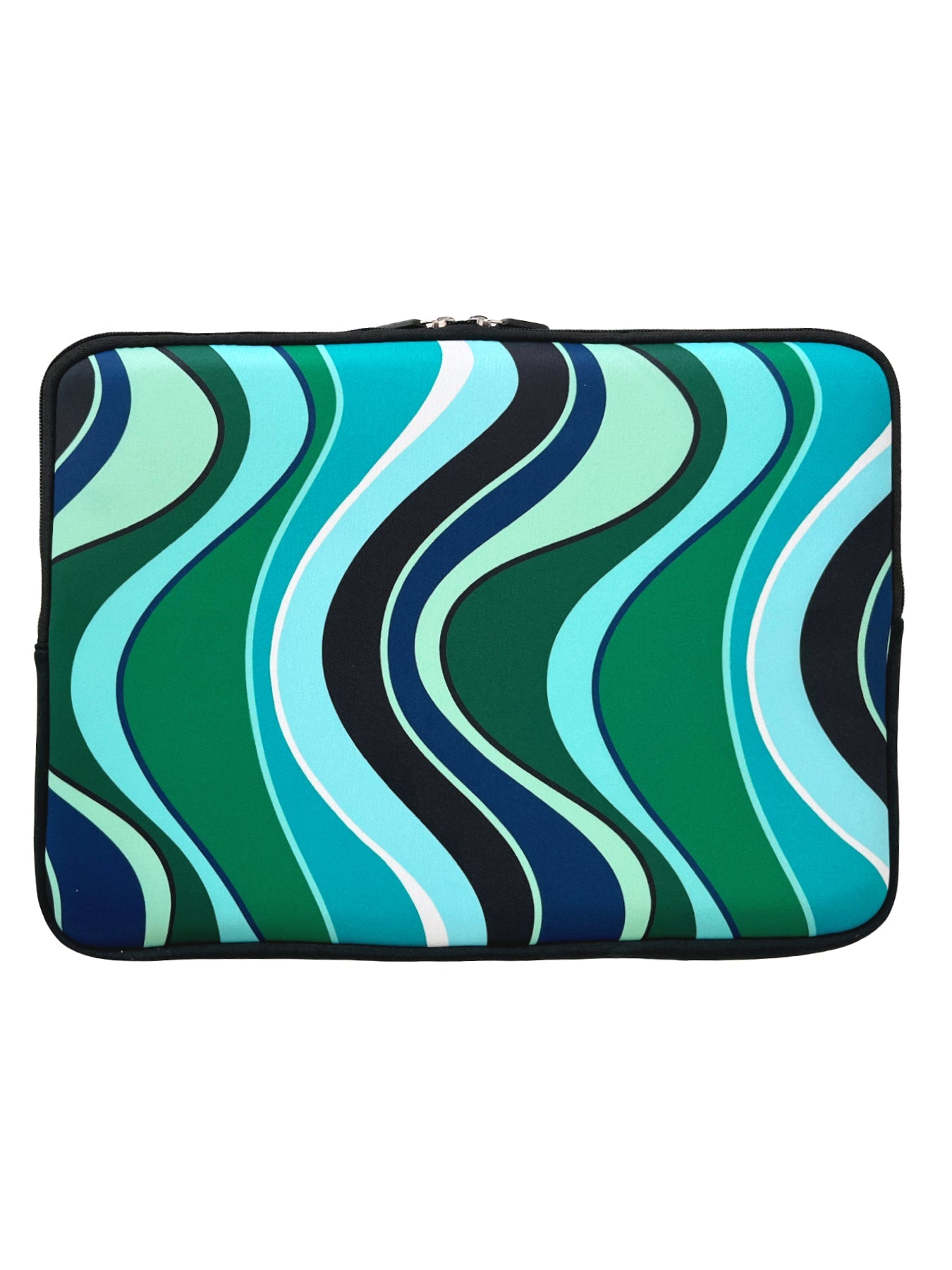 14"-16" Laptop Case Green Wave - Lesley Evers-case-green wave-laptop