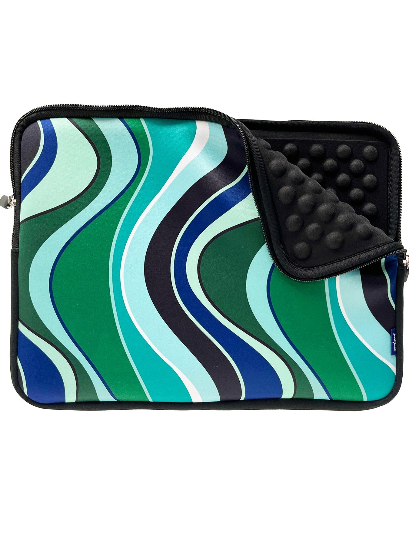 14"-16" Laptop Case Green Wave - Lesley Evers-case-green wave-laptop