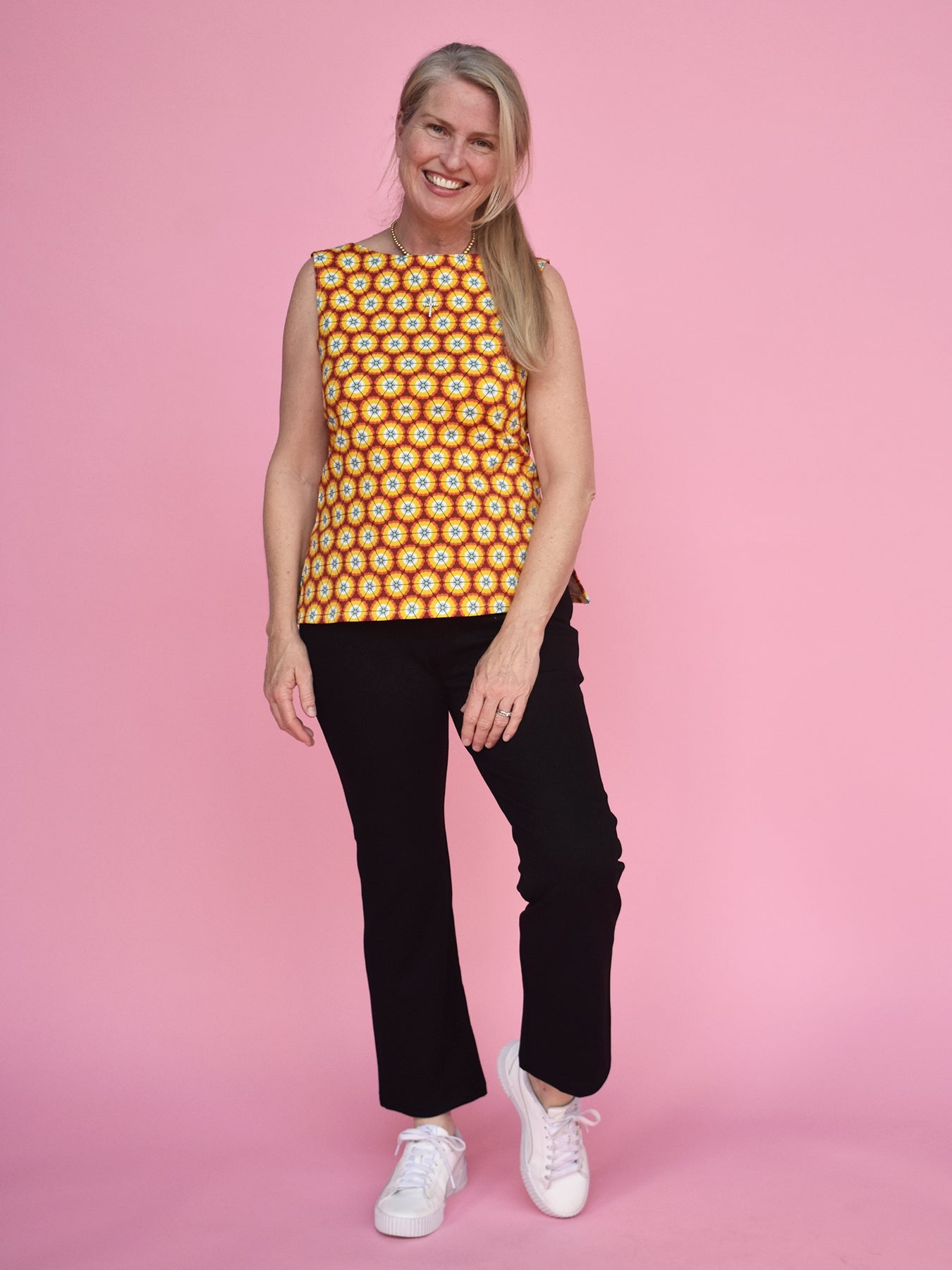 ANGIE pant Black Corduroy - Lesley Evers-angie-blue pant-corduroy