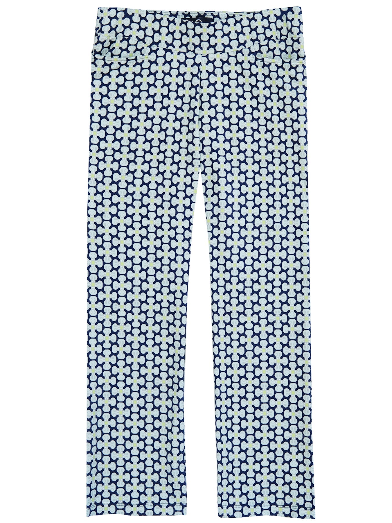 AUDREY pant Loop Tile Light Blue - Lesley Evers-audrey-Bottoms-cotton