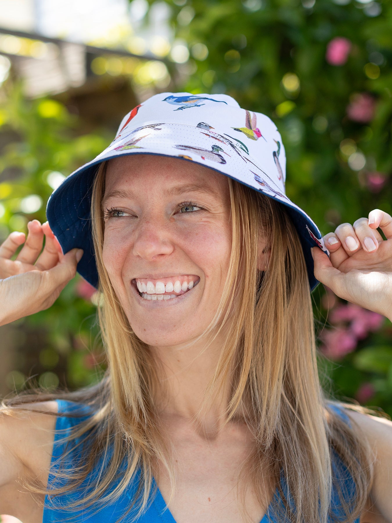 BERTA bucket hat Birds - Lesley Evers-Best Seller-birds-bucket hat