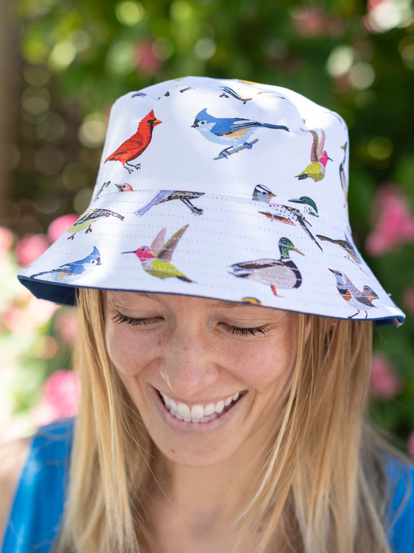 BERTA bucket hat Birds - Lesley Evers-Best Seller-birds-bucket hat