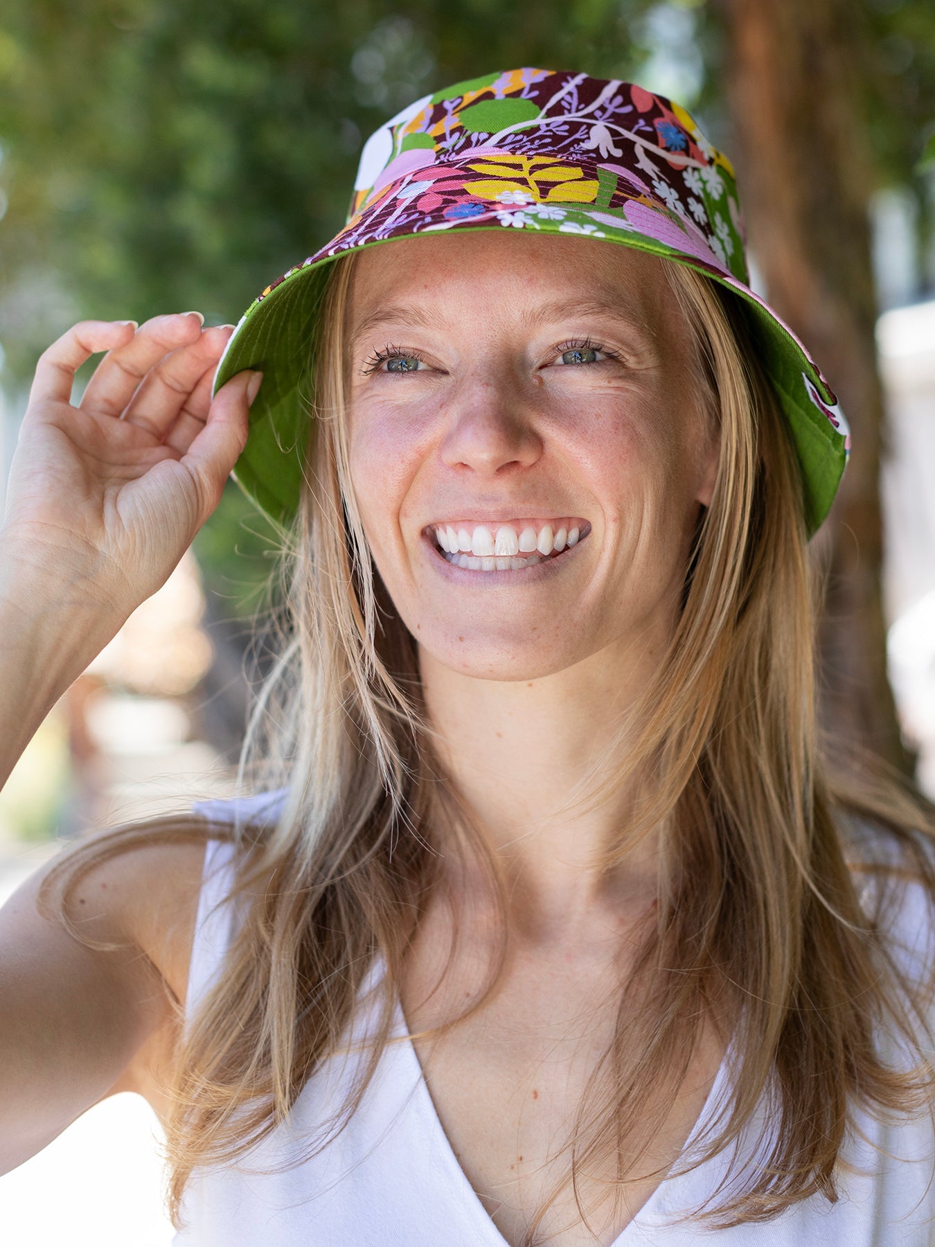 BERTA bucket hat Meadow Flower - Lesley Evers-bucket hat-hat-Shop