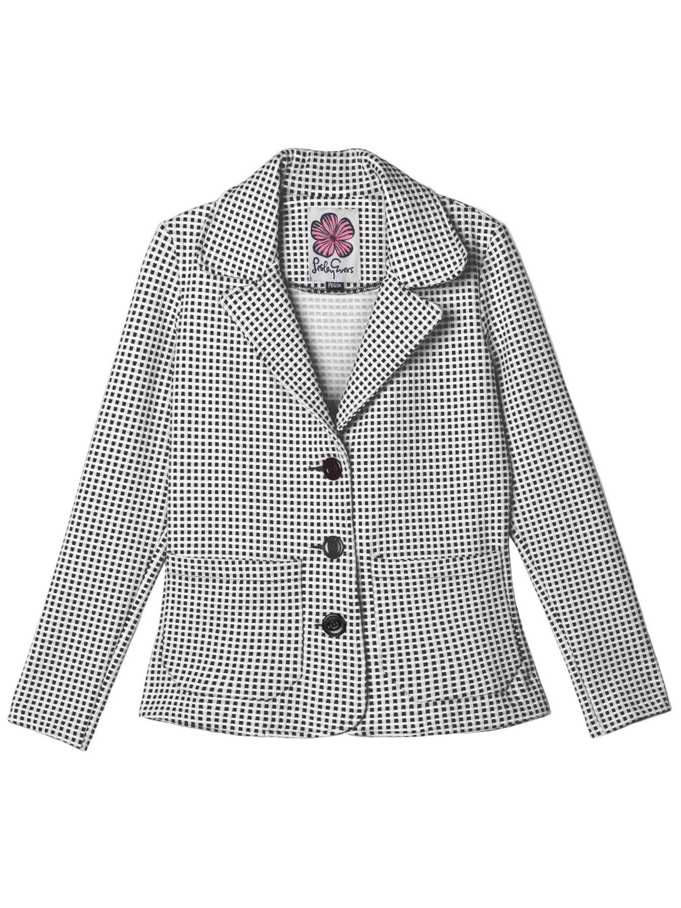 BLAIR blazer Black Jacquard - Lesley Evers-blazer-cord suit-corduroy