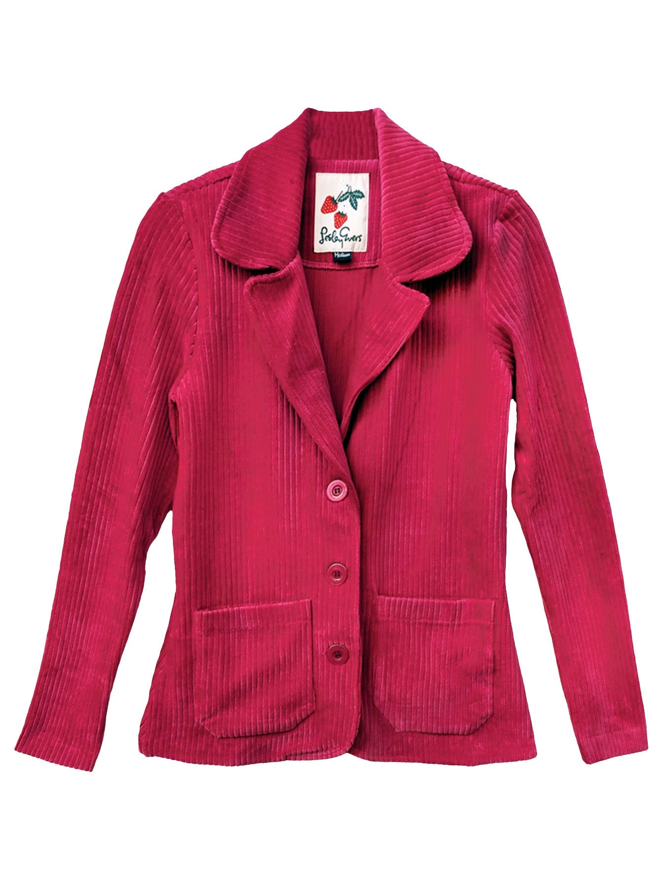 BLAIR blazer Magenta - Lesley Evers-blazer-corduroy-hot pink