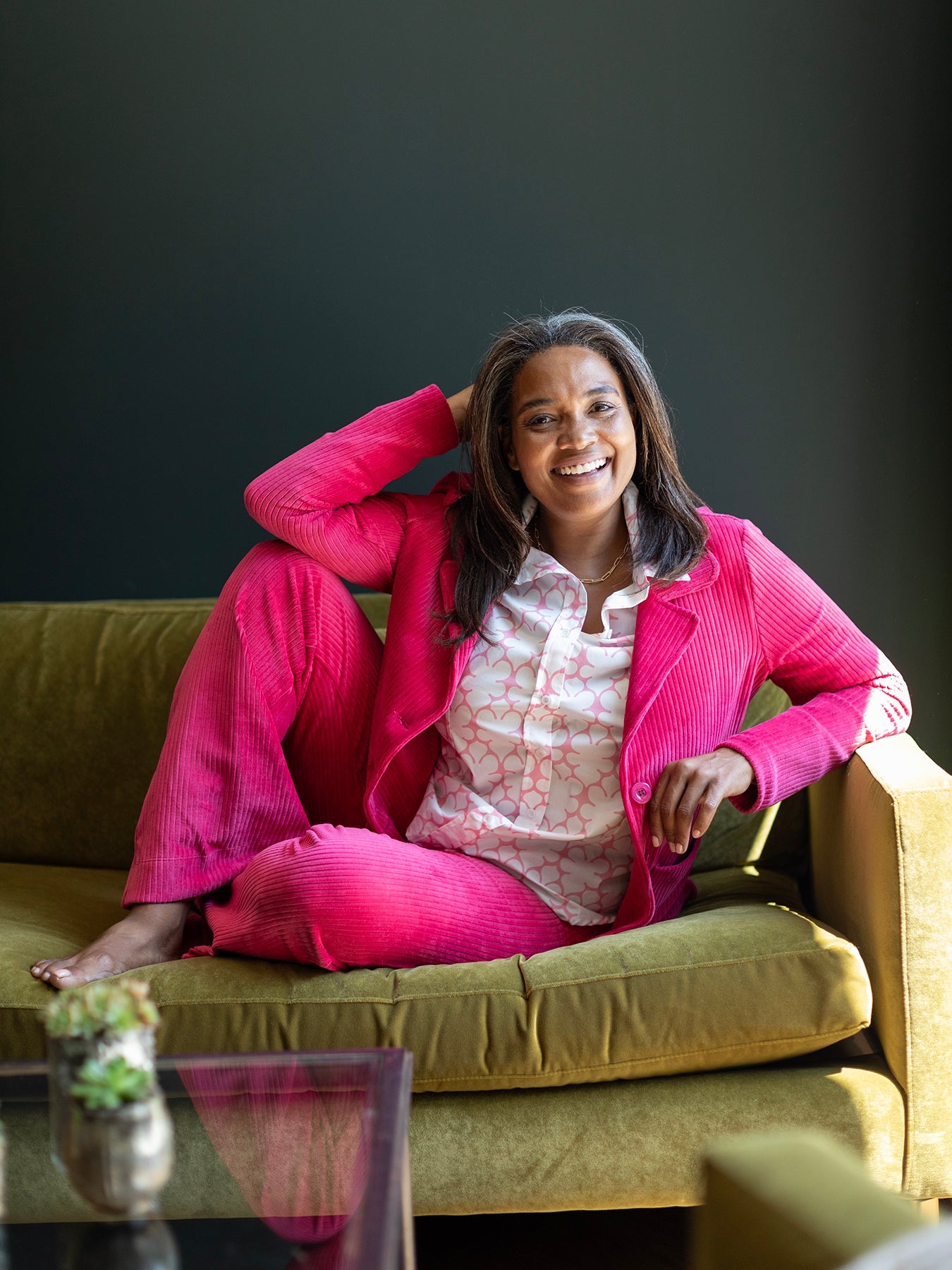 BLAIR blazer Pink - Lesley Evers-Black-blazer-Jacket