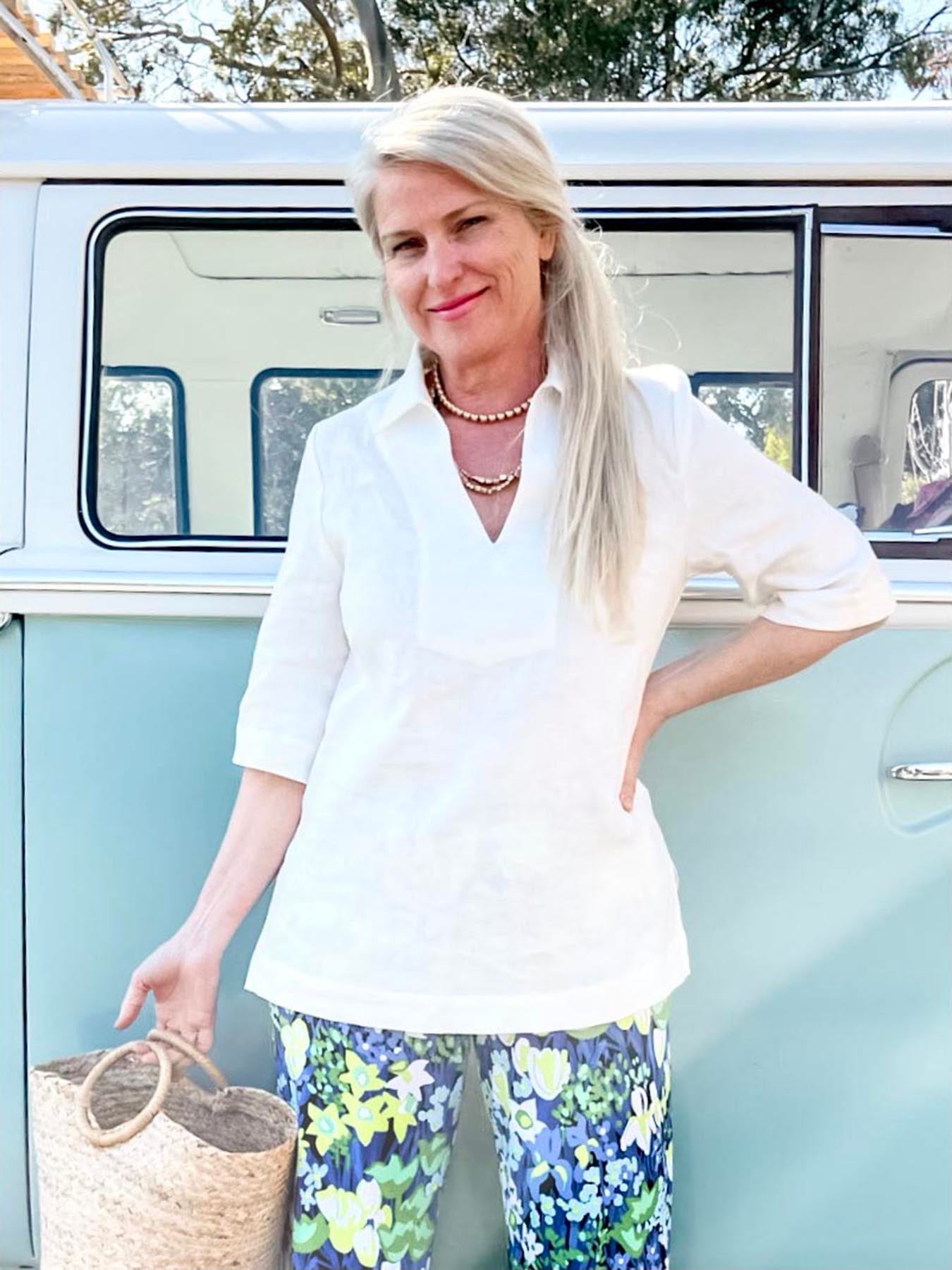 BROOKLYN White Linen - Lesley Evers-Best Seller-Shop-Shop/All Products