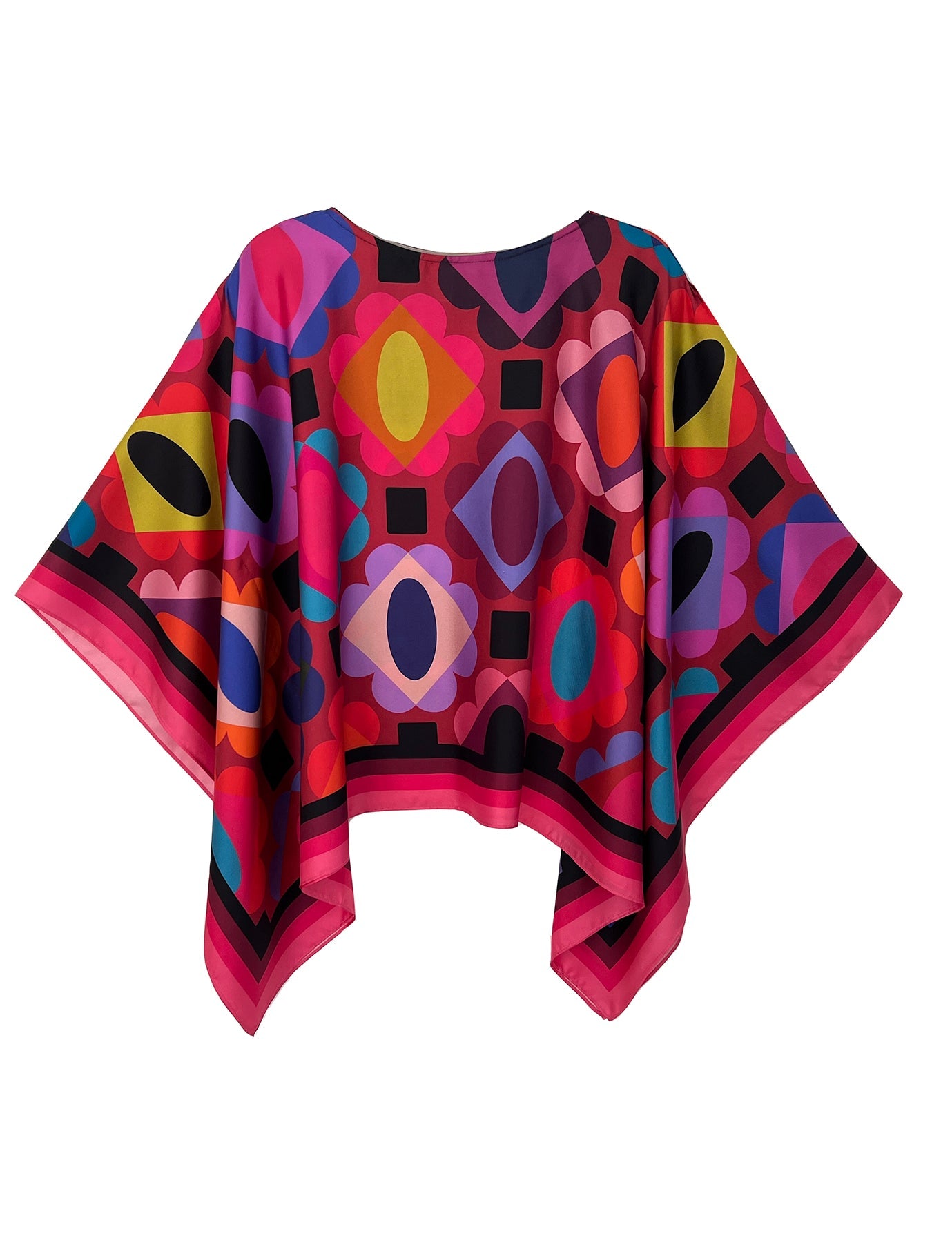 CELESTE silk top Gems Garnet - Lesley Evers-celeste-Gems-gems garnet