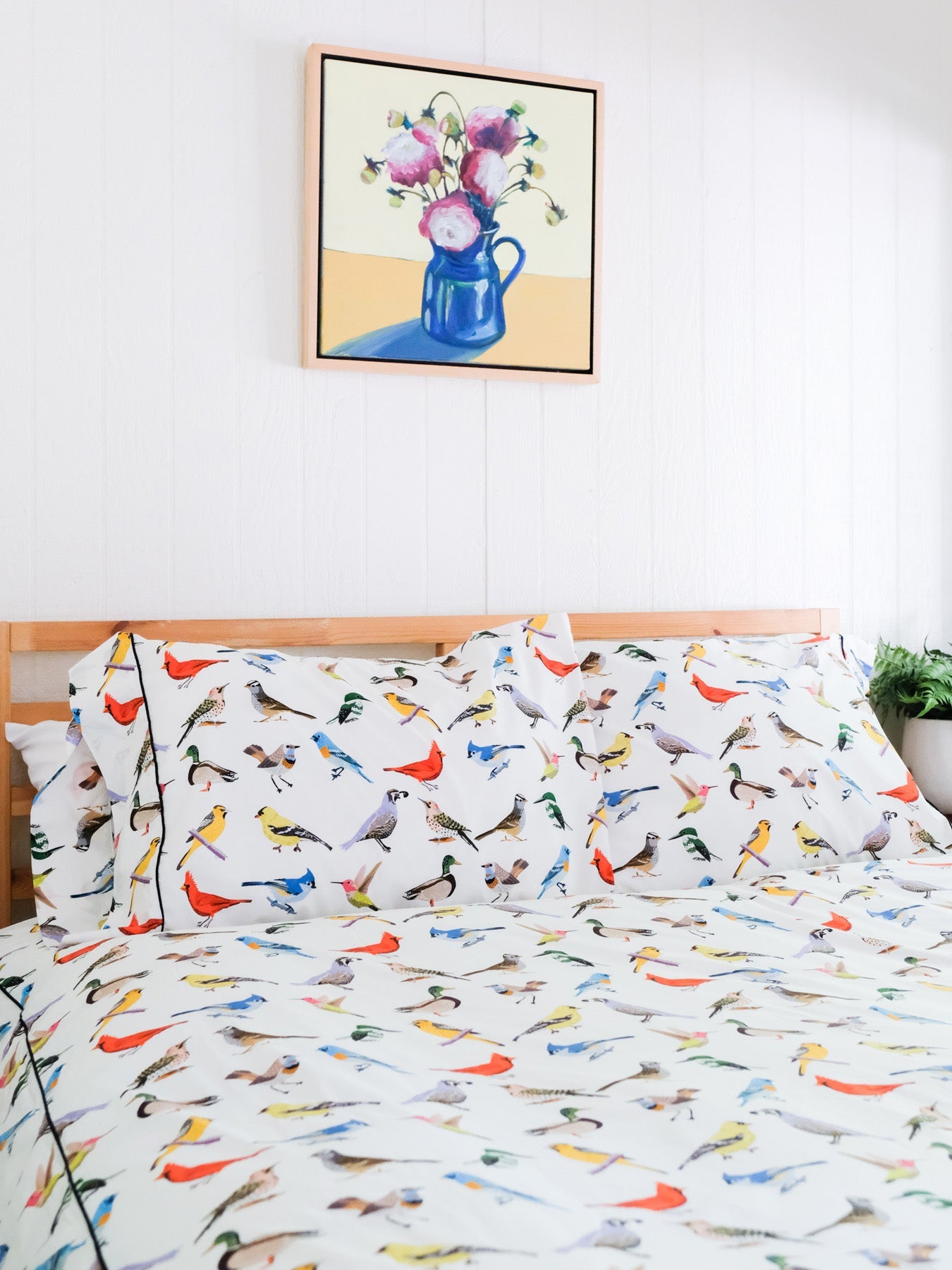 DUVET COVER Birds - Lesley Evers-Bedding-Bedroom-birds