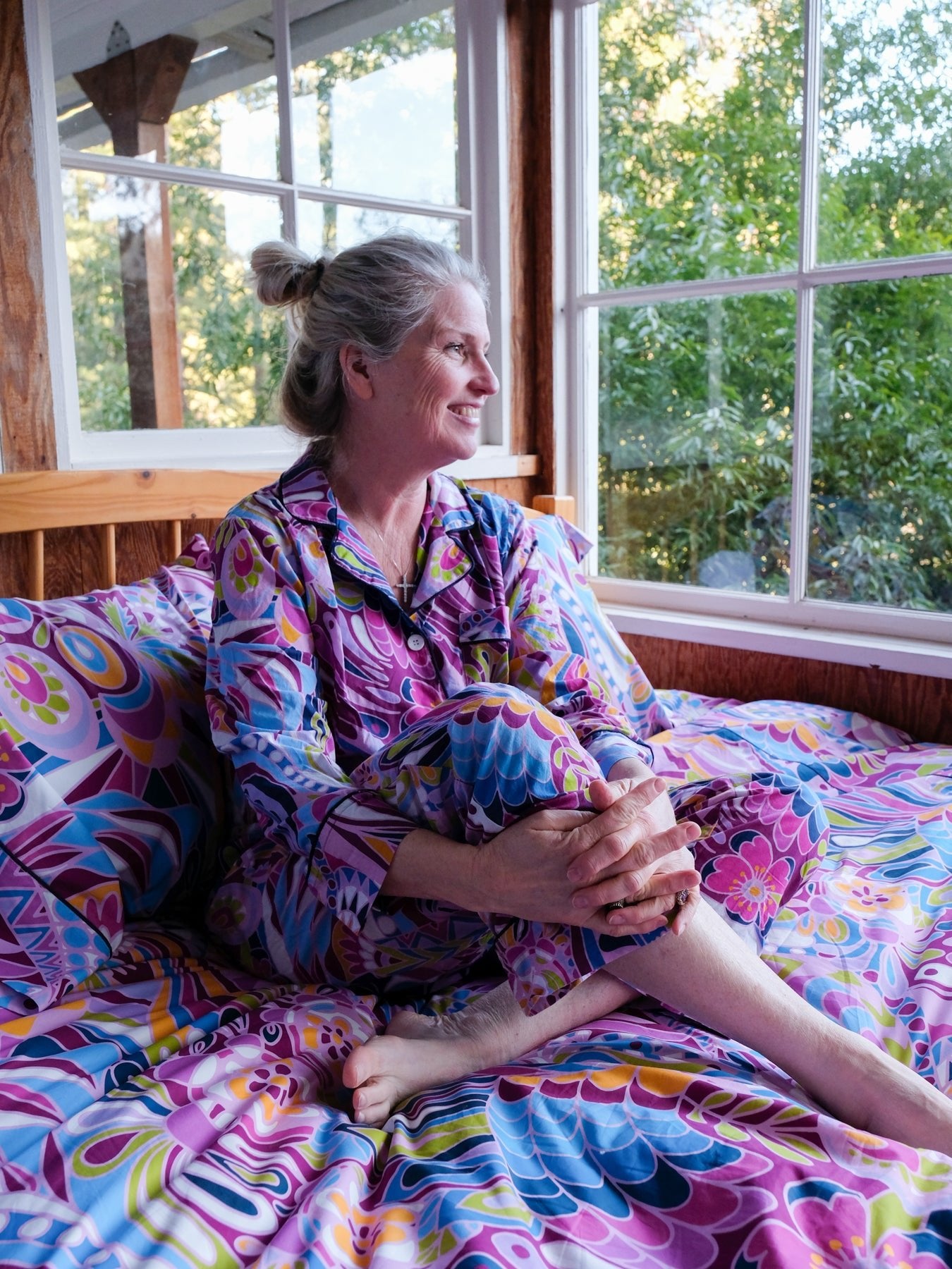 DUVET COVER Shakalaka Lilac - Lesley Evers-Bedding-Bedroom-Blanket