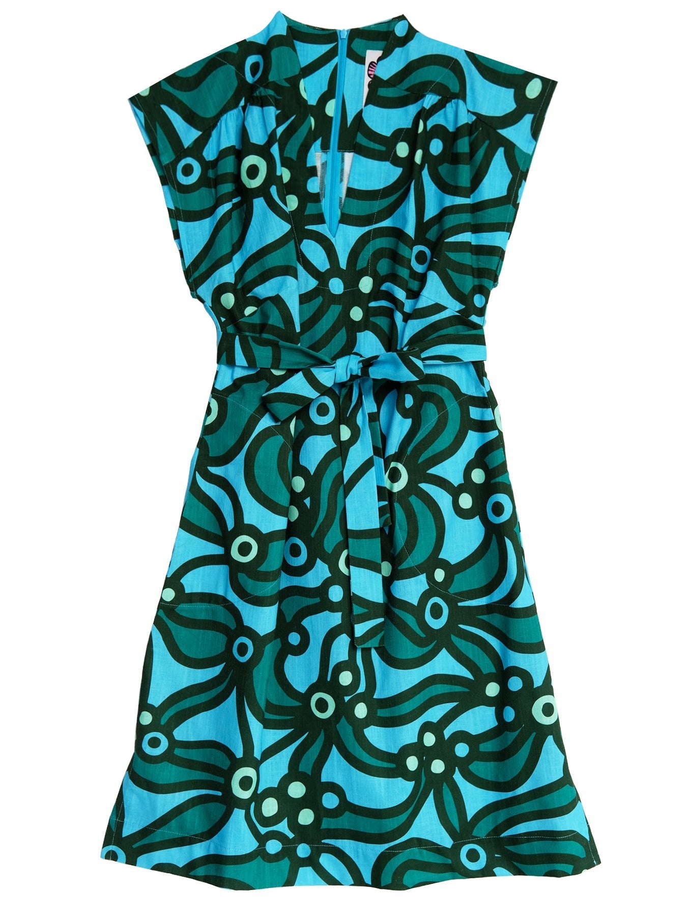 ELAINE Chicka Boom Green - Lesley Evers-chicka boom-chickaboom-Dress