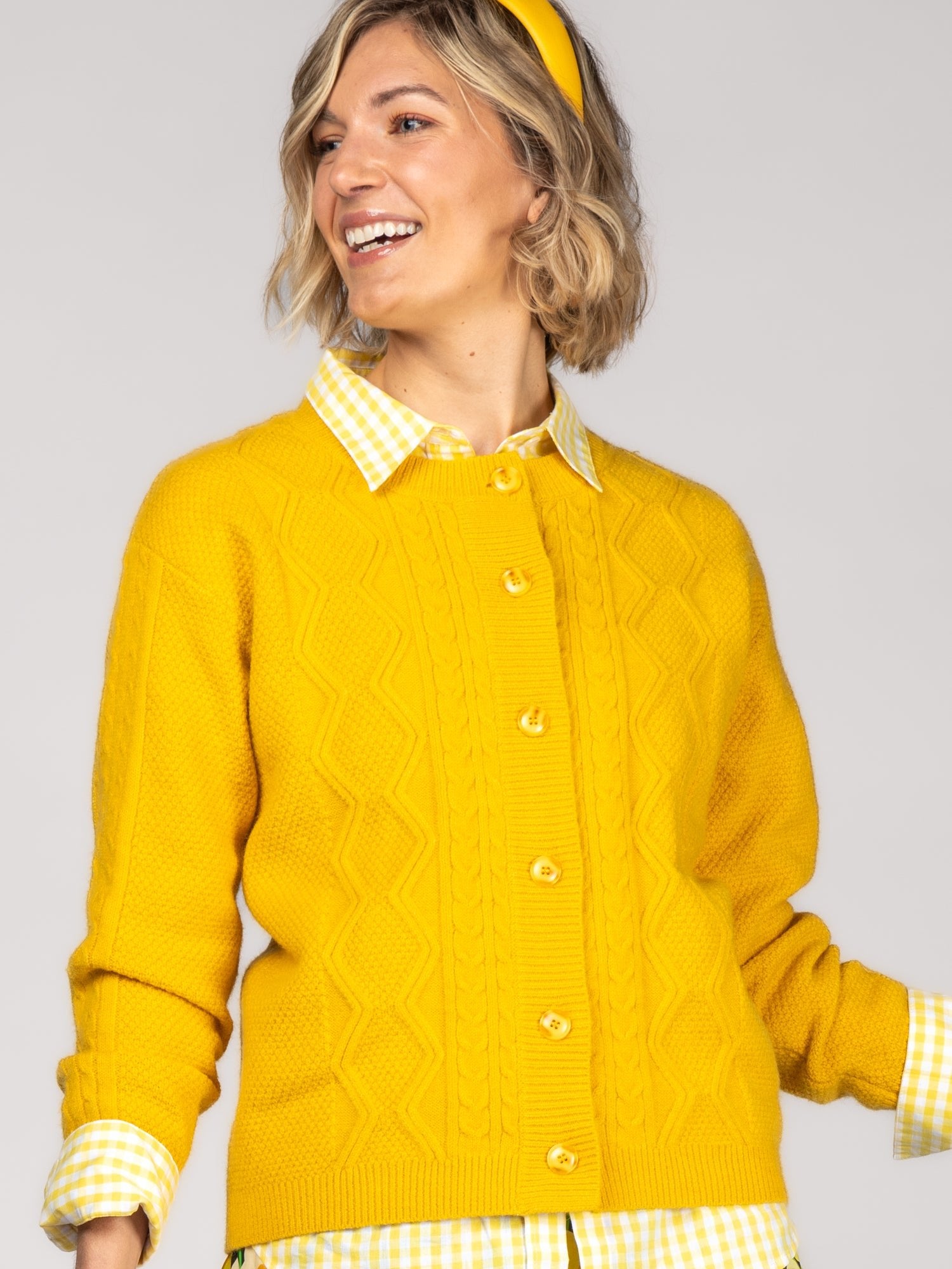 EMMA cardigan Dandelion - Lesley Evers-Best Seller-cardigan-Shop