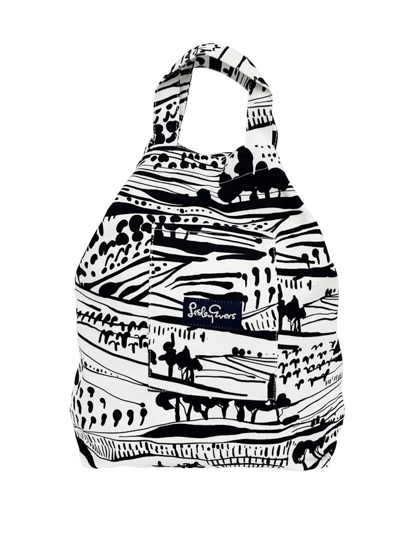 IVY tote Farmland - Lesley Evers-Accessories-Cotton Canvas-Cotton Canvas Tote Bag