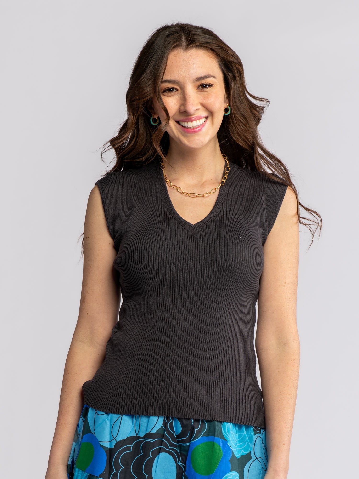 JOY top Slate Grey - Lesley Evers-Best Seller-Shop-Shop/All Products