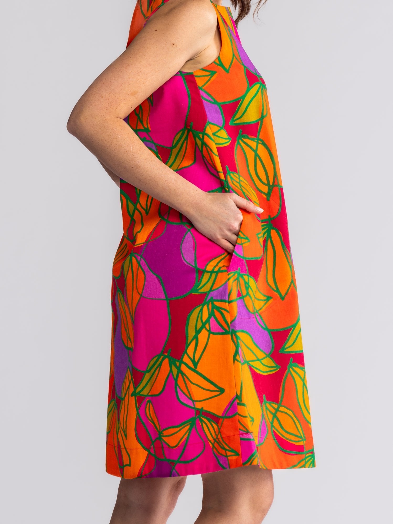 JUNIPER Pink Pears - Lesley Evers-Dress-juniper-pears