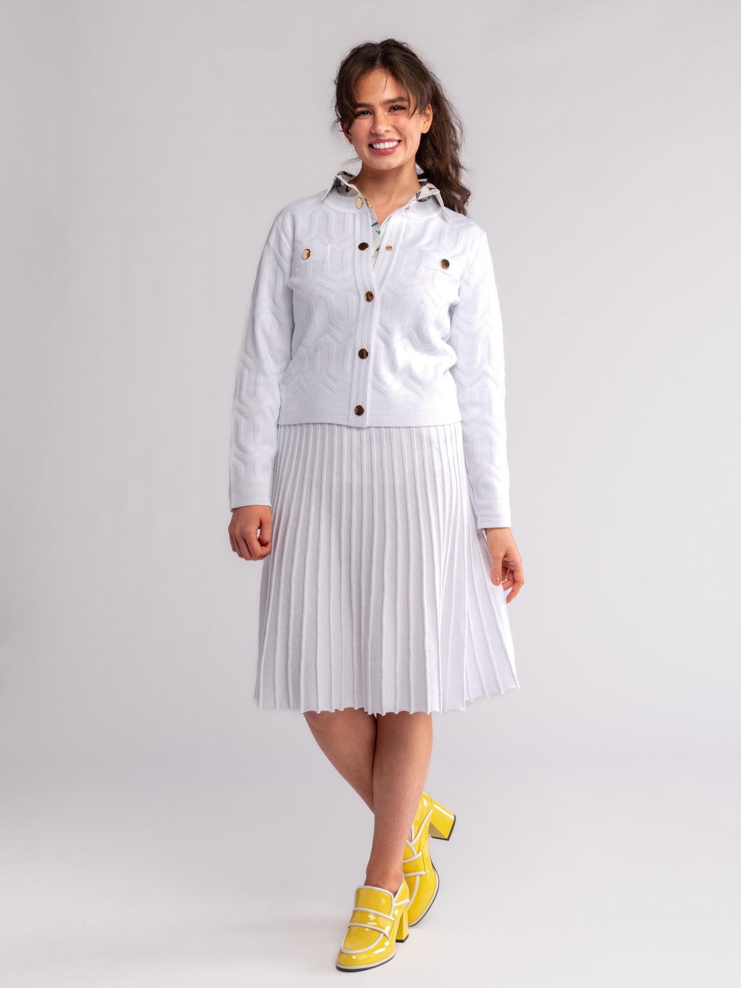 LEA cardigan White - Lesley Evers-cardigan-Shop-Shop/All Products