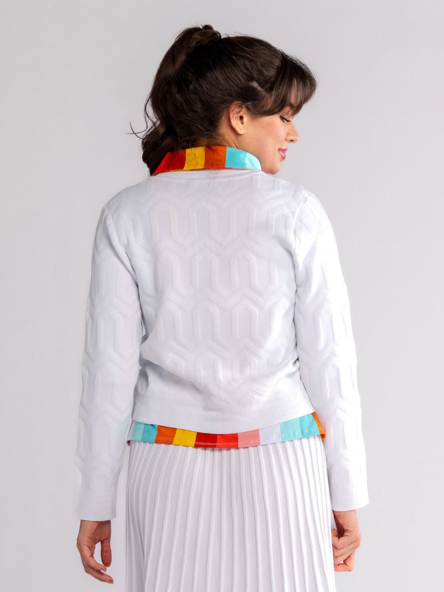 LEA cardigan White - Lesley Evers-cardigan-Shop-Shop/All Products