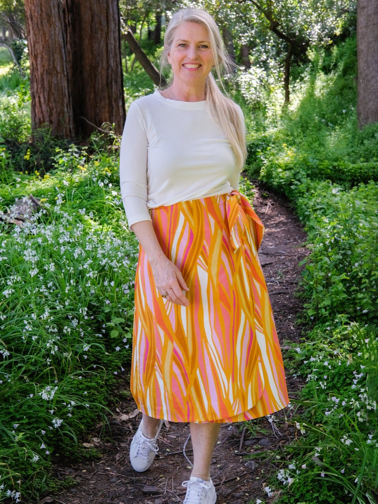 LOLA wrap skirt Seagrass Yellow - Lesley Evers-Bottoms-seagrass-service_blocked