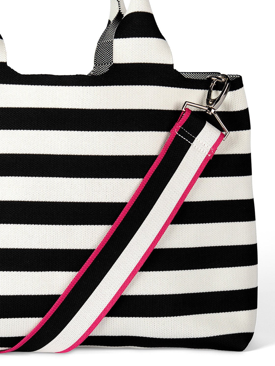 MARISOL tote Black and White Stripe - Lesley Evers-Accessories-Giftable-Gifts