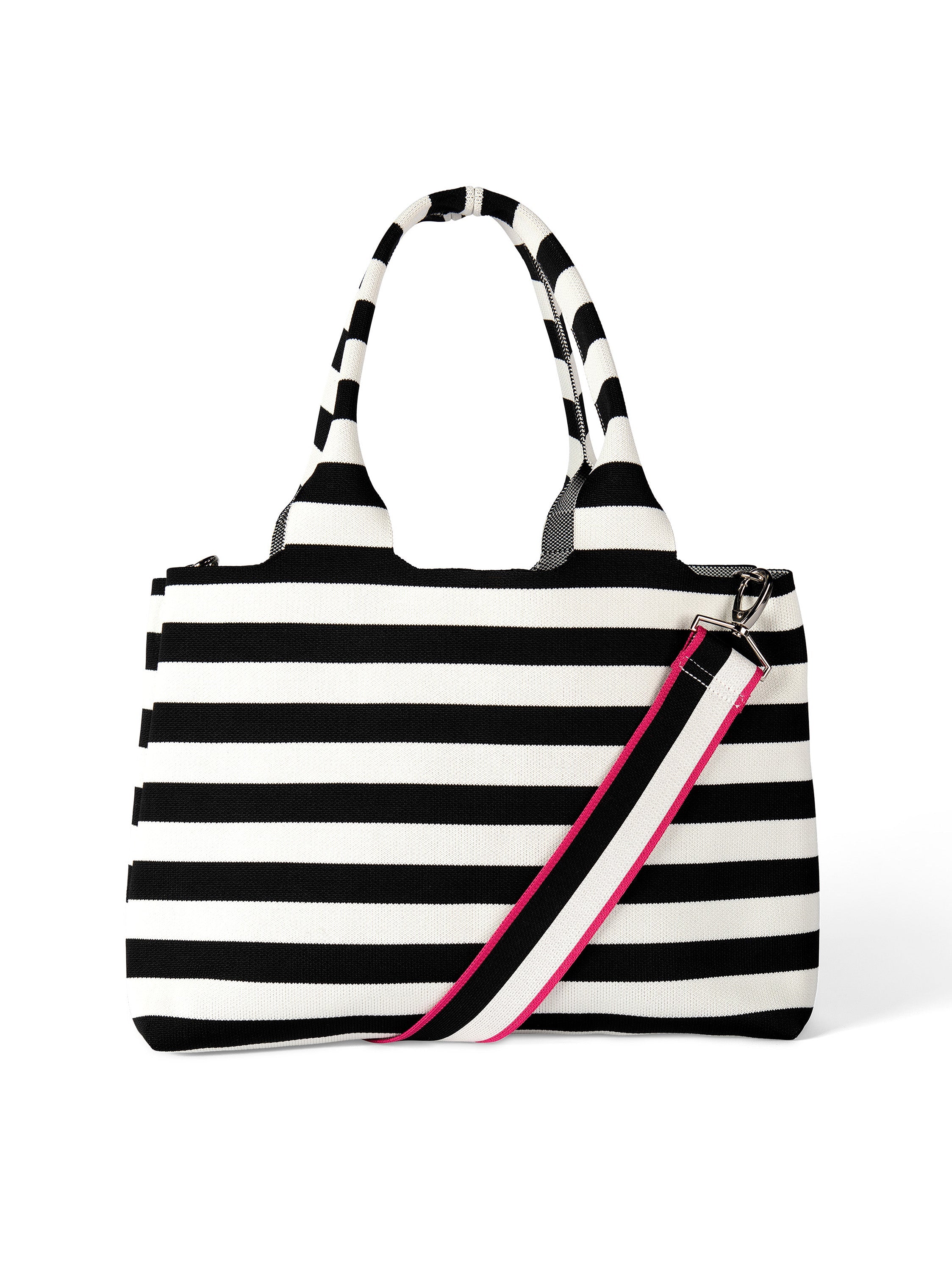 MARISOL tote Black and White Stripe - Lesley Evers-Accessories-Giftable-Gifts