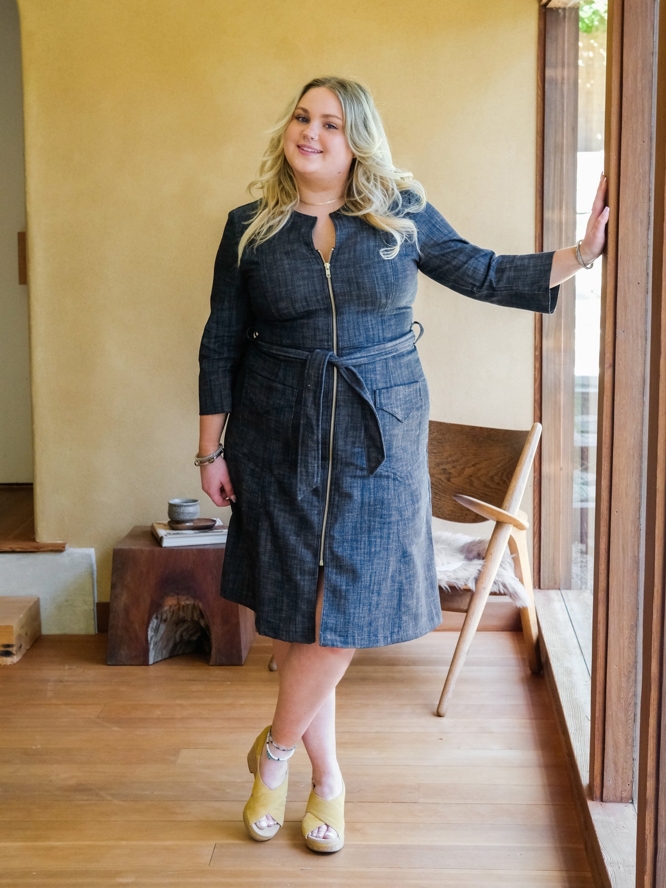 MILLICENT Denim - Lesley Evers-Best Seller-denim-Dress
