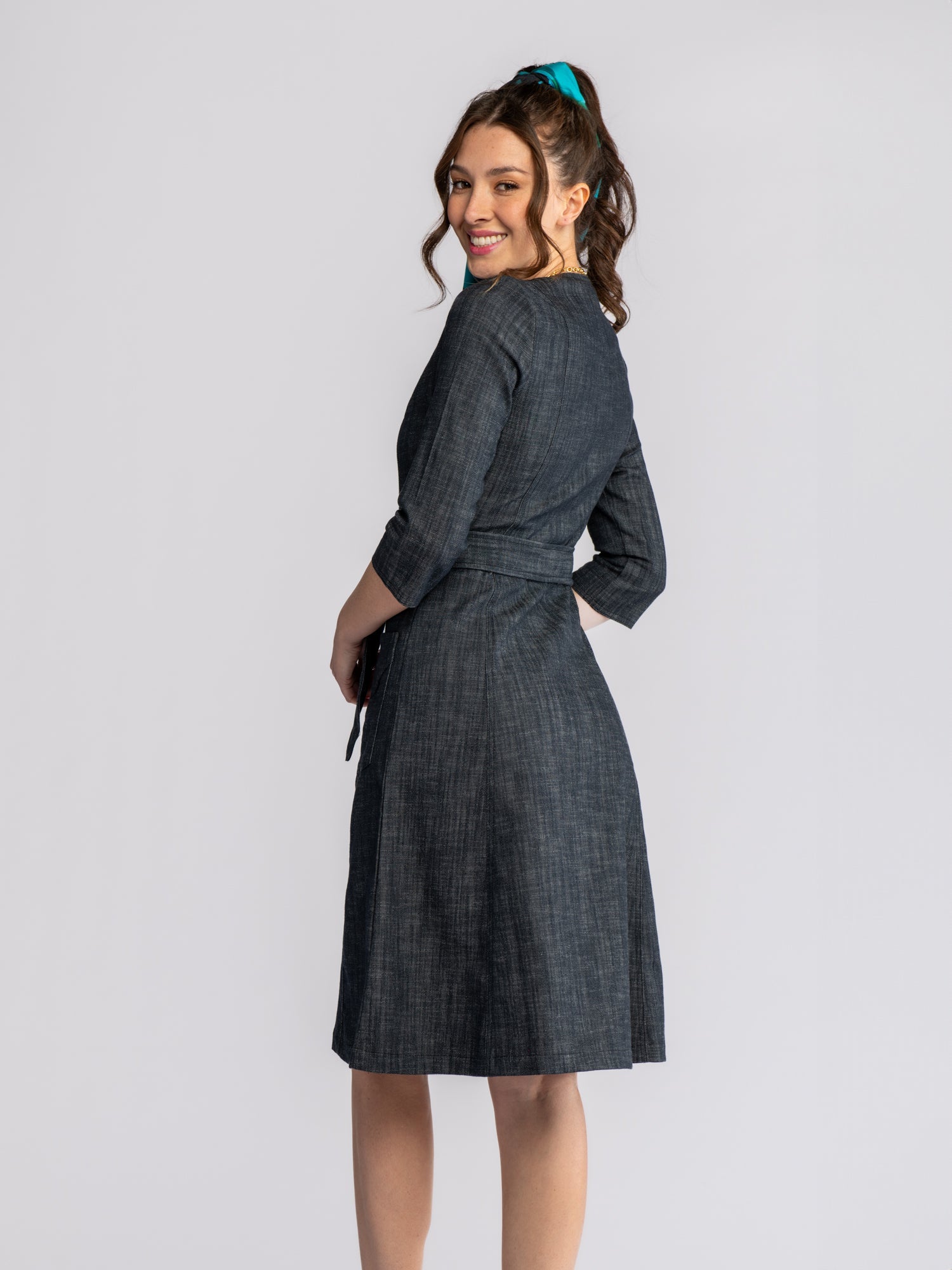 MILLICENT Denim - Lesley Evers-Best Seller-denim-Dress