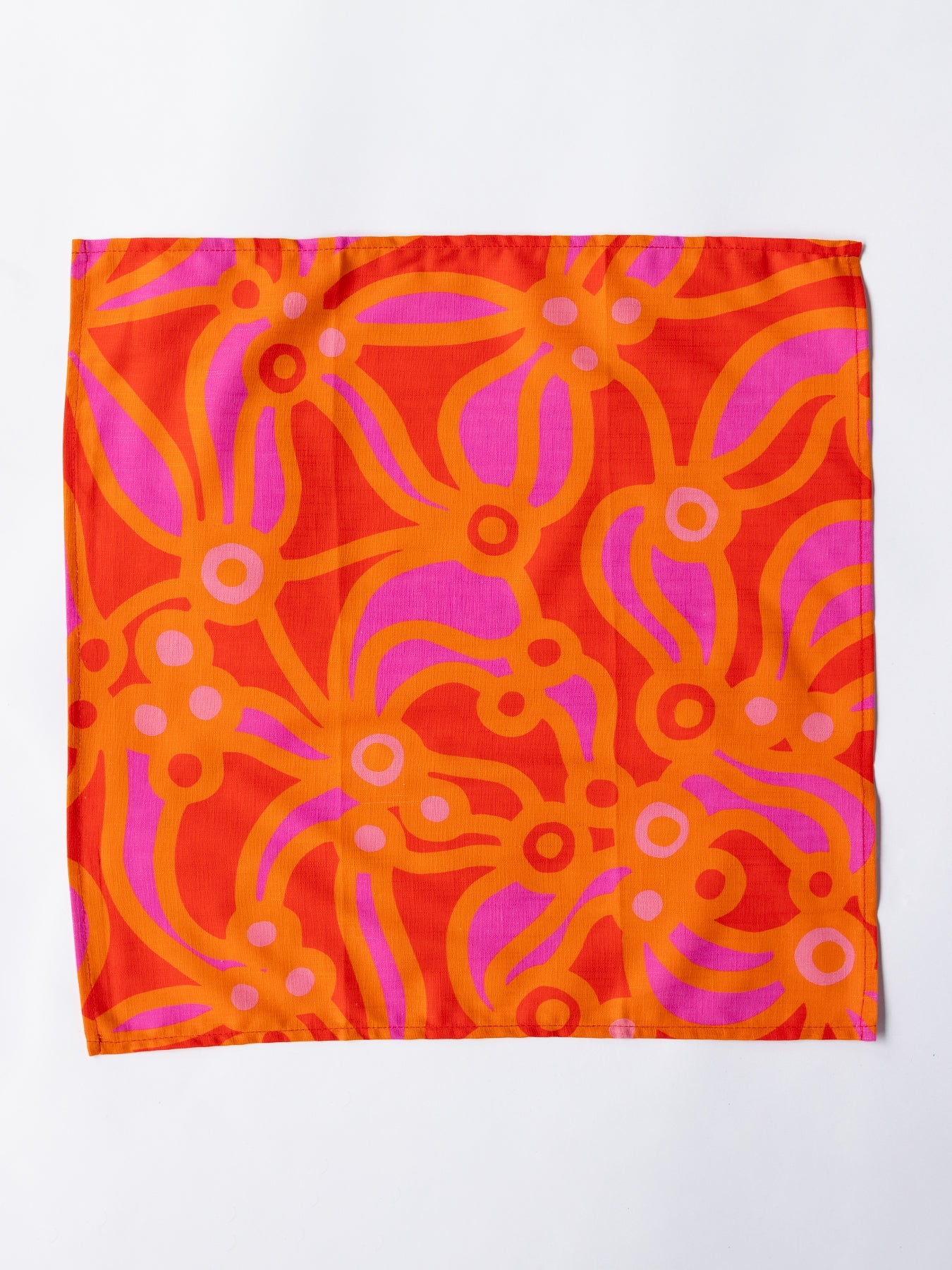 NAPKIN SET Chicka Boom Orange - Lesley Evers-chicka boom-chicka boom orange-Giftable