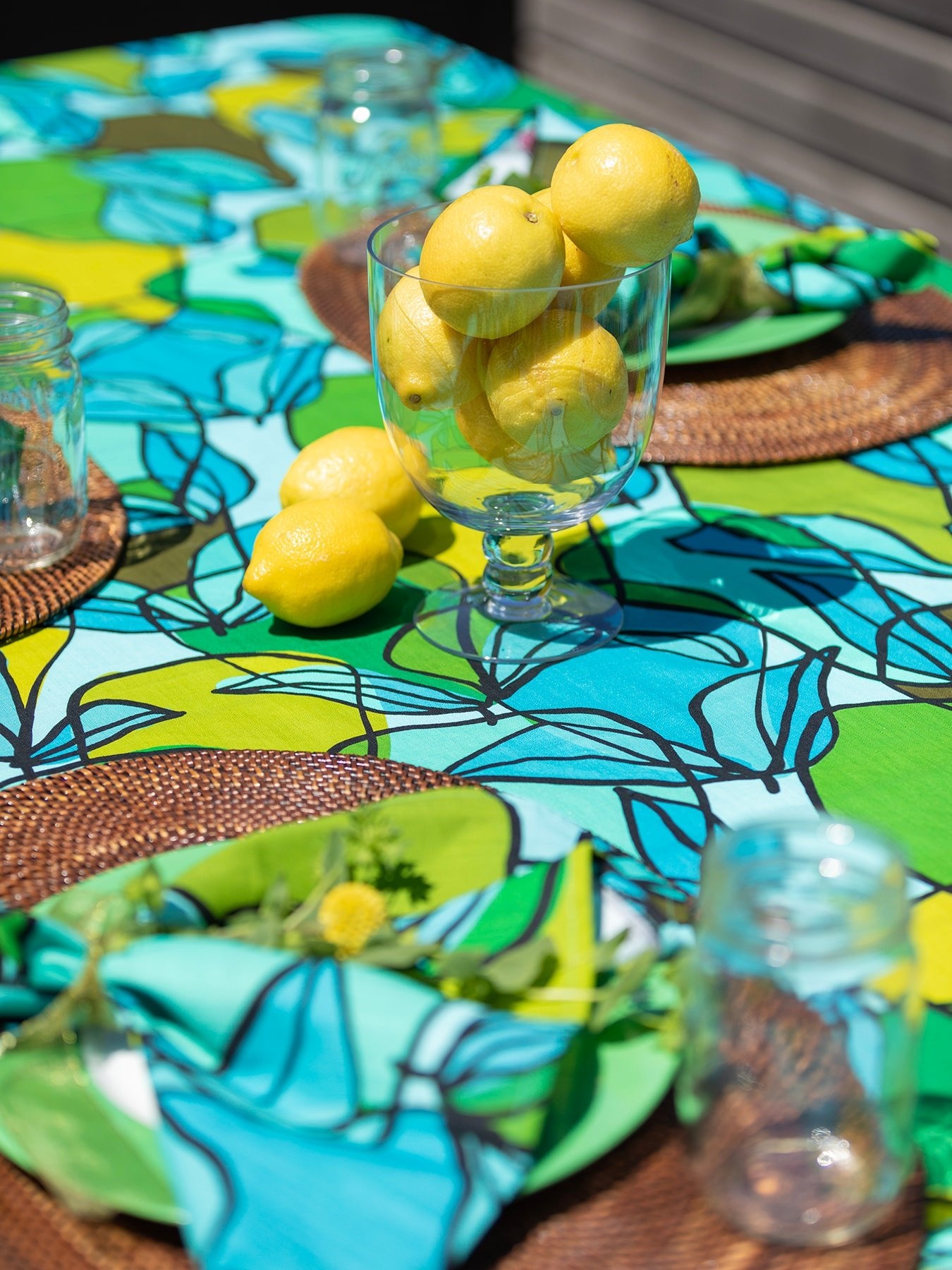 NAPKIN SET Green Pears - Lesley Evers-Giftable-gifts under $50-gifts under $75