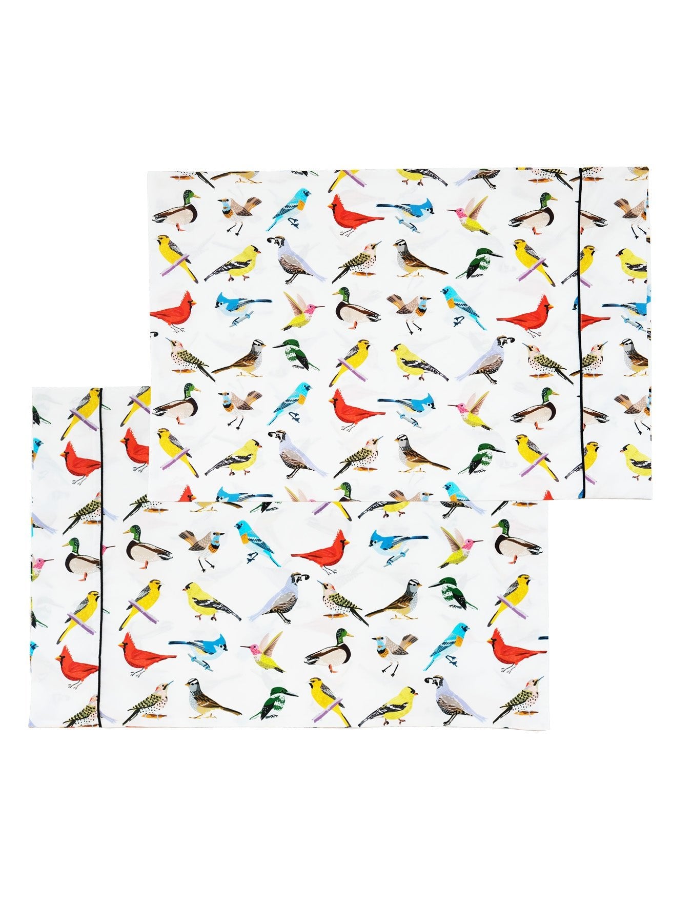 PILLOWCASE set Birds - Lesley Evers-Bedding-Bedroom-birds