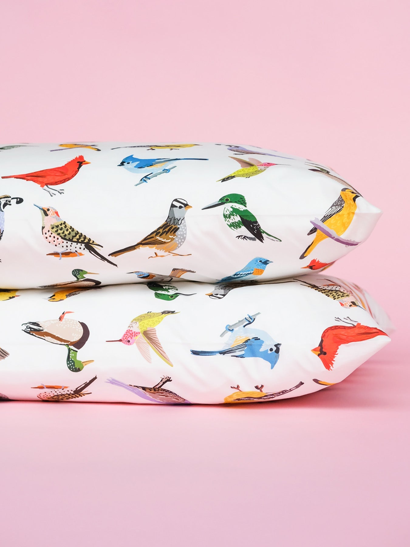 PILLOWCASE set Birds - Lesley Evers-Bedding-Bedroom-birds