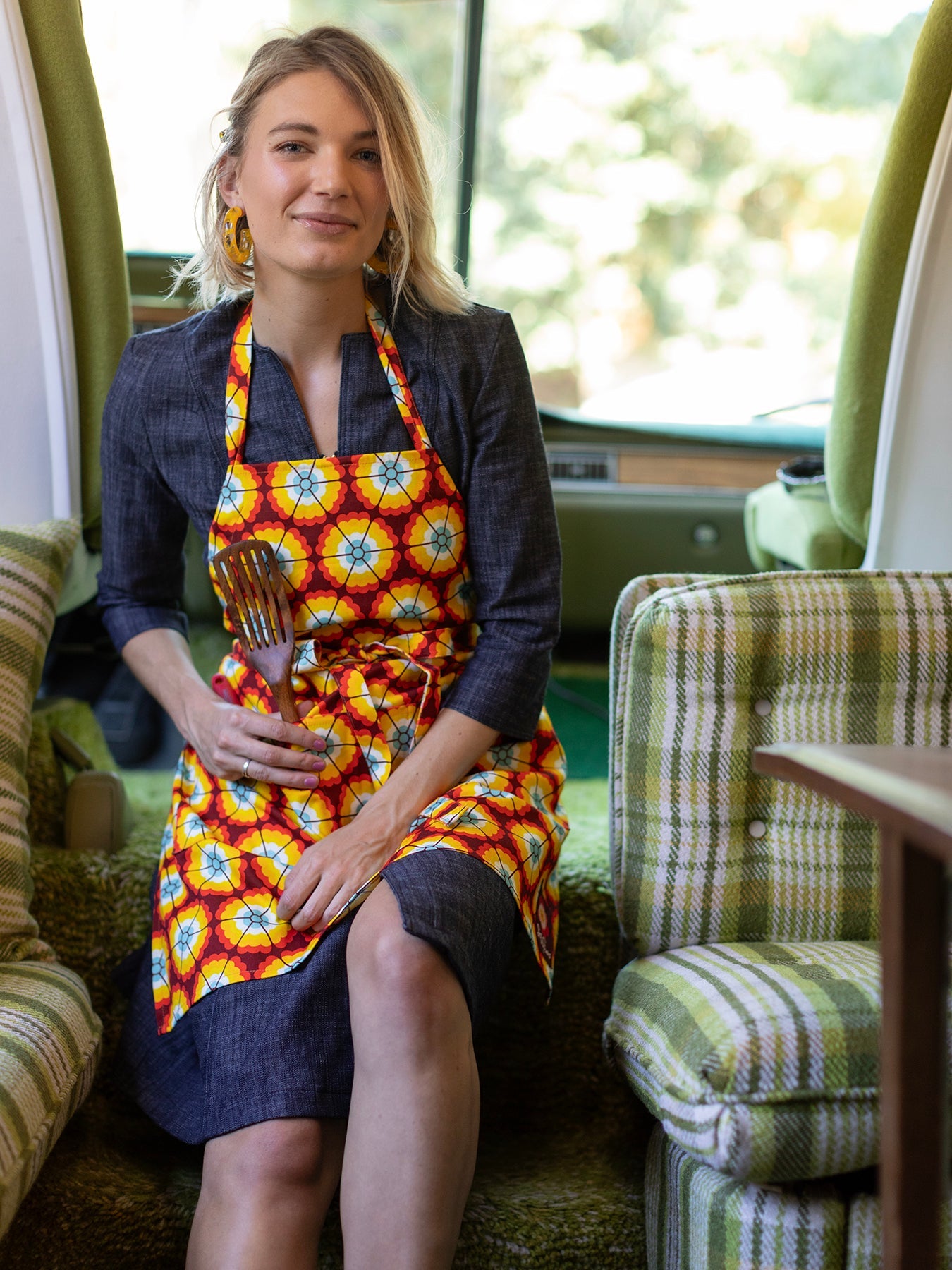 RENNIE apron Morning Glory - Lesley Evers-apron-aprons-Giftable