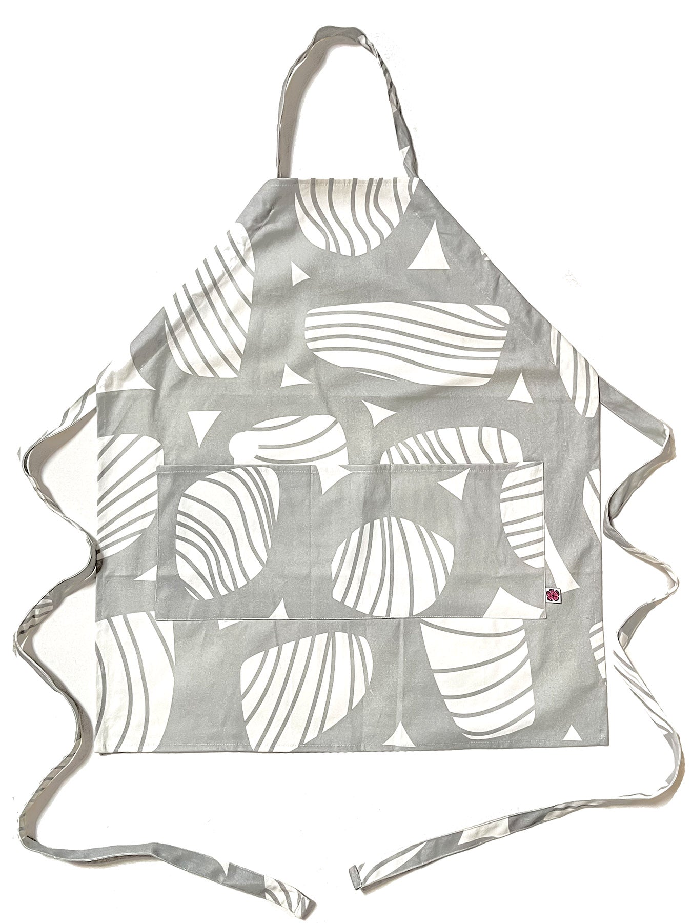 RENNIE apron Wood Pile Grey - Lesley Evers---