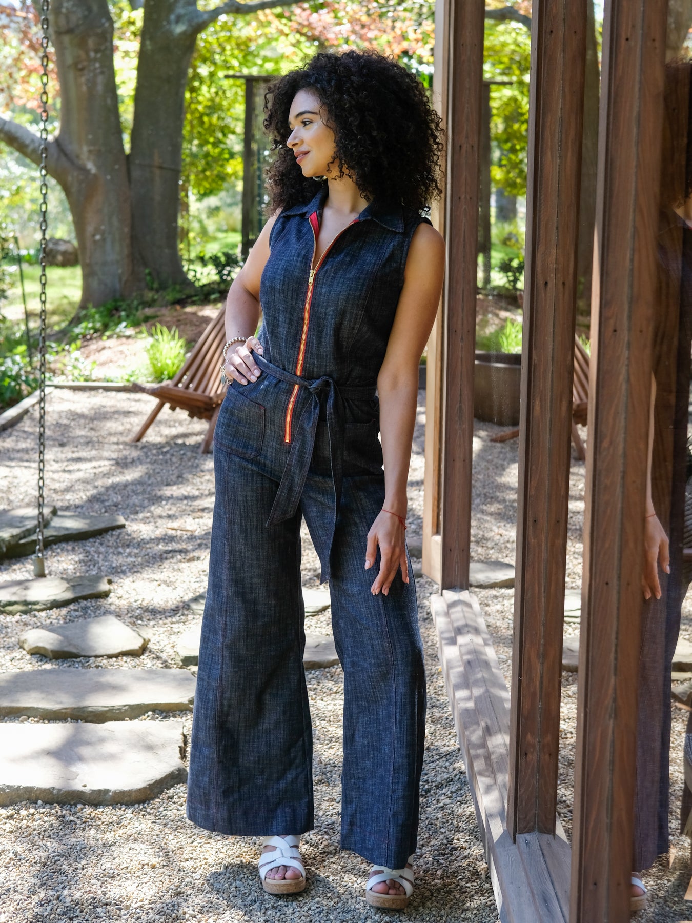 TABITHA jumpsuit Denim - Lesley Evers-Best Seller-Bottoms-Pants