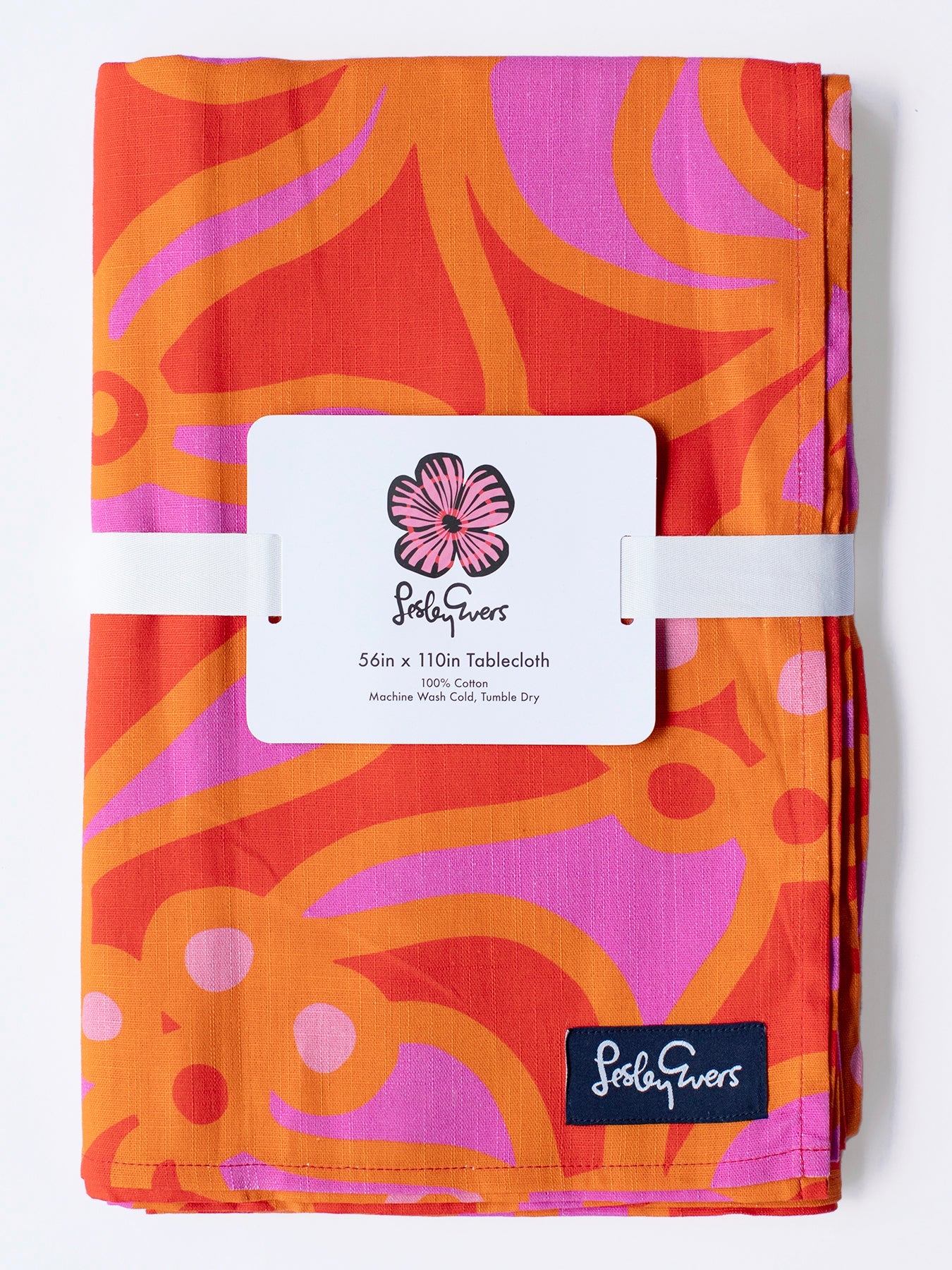 TABLECLOTH Chicka Boom Orange - Lesley Evers-chicka boom-chicka boom orange-Giftable