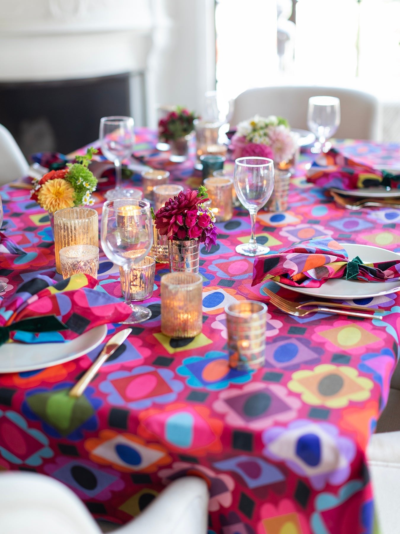 TABLECLOTH Gems Garnet - Lesley Evers-Gems-gems garnet-Giftable