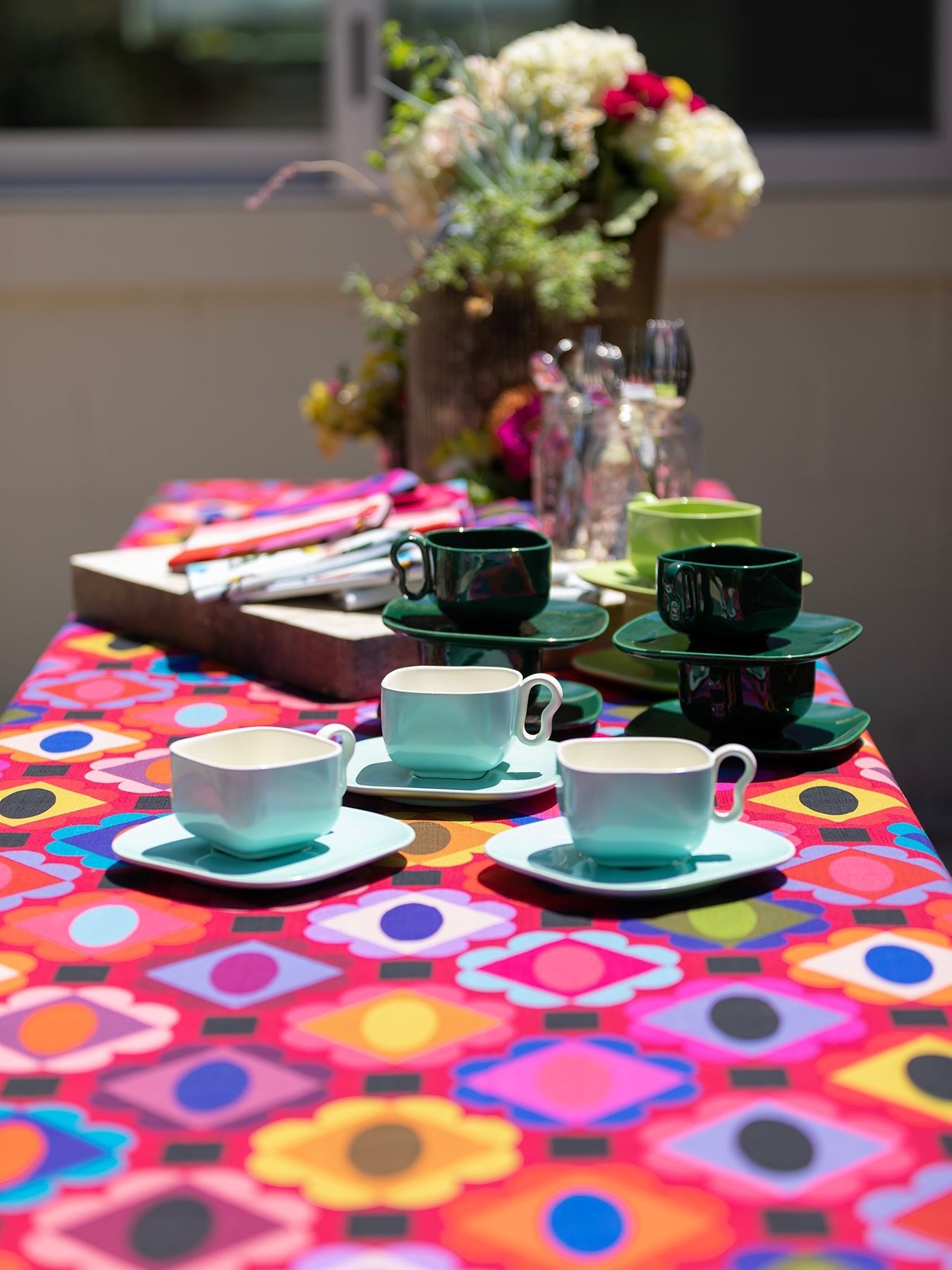 TABLECLOTH Gems Garnet - Lesley Evers-Gems-gems garnet-Giftable