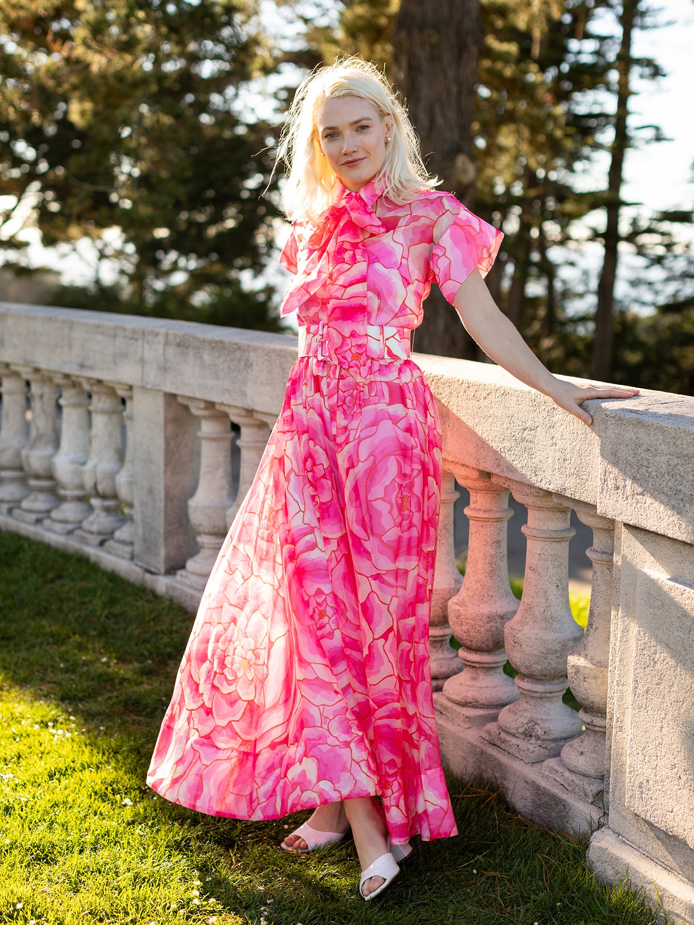 MIRABELLE dress Peonies Pink – Lesley Evers