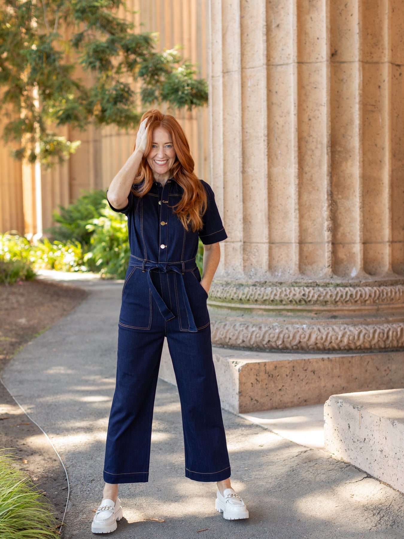 ACADIA jumpsuit Indigo Denim - Lesley Evers - Best Seller - Bottoms - jump suit