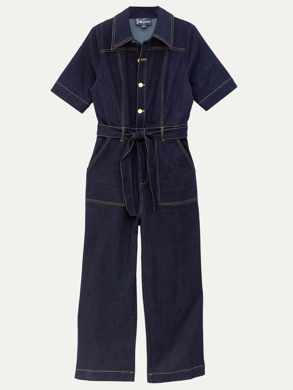 ACADIA jumpsuit Indigo Denim - Lesley Evers-Best Seller-Bottoms-jump suit