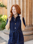 ACADIA jumpsuit Indigo Denim - Lesley Evers - Best Seller - Bottoms - jump suit