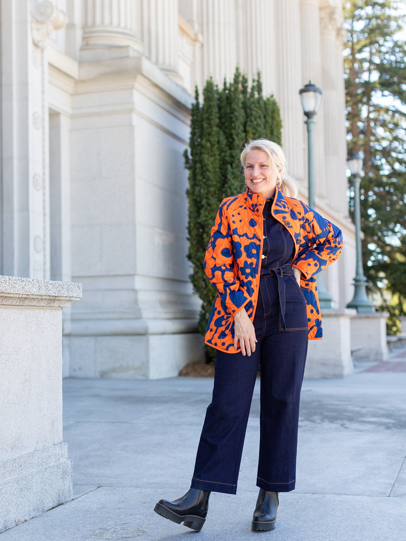ACADIA jumpsuit Indigo Denim – Lesley Evers